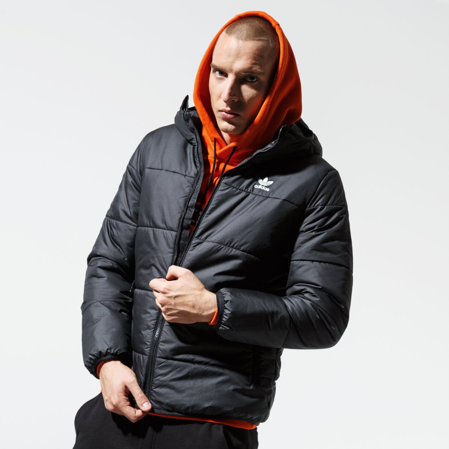 pánská zimní bunda ADIDAS BUNDA JACKET PADDED ED5827 ČERNÁ