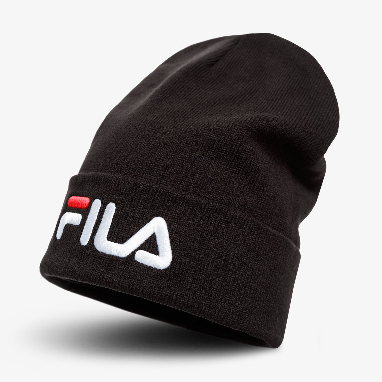 dětská čepice FILA ČEPICE ZIMNÍ SLOUCHY BEANIE LENIAR LOGO 686034002 ČERNÁ