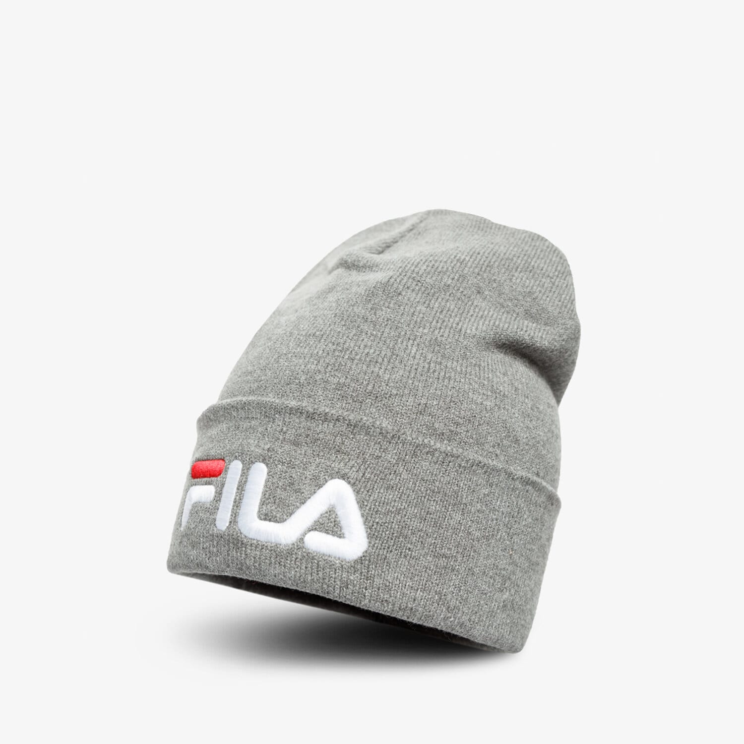dětská čepice FILA ČEPICE ZIMNÍ SLOUCHY BEANIE LENIAR LOGO 686034B13 ŠEDÁ