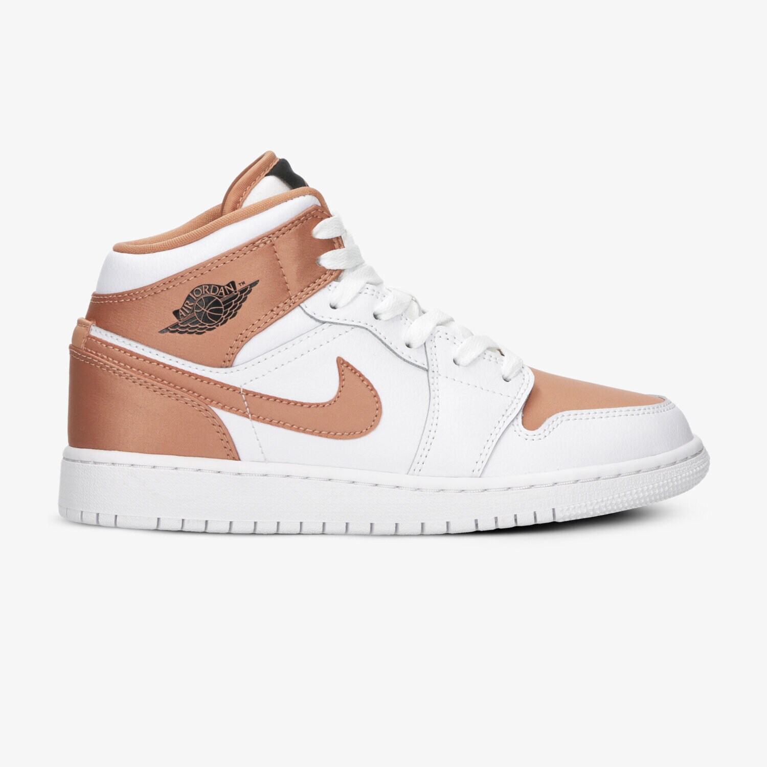 dětské tenisky AIR JORDAN 1 MID 555112-190 BÍLÁ