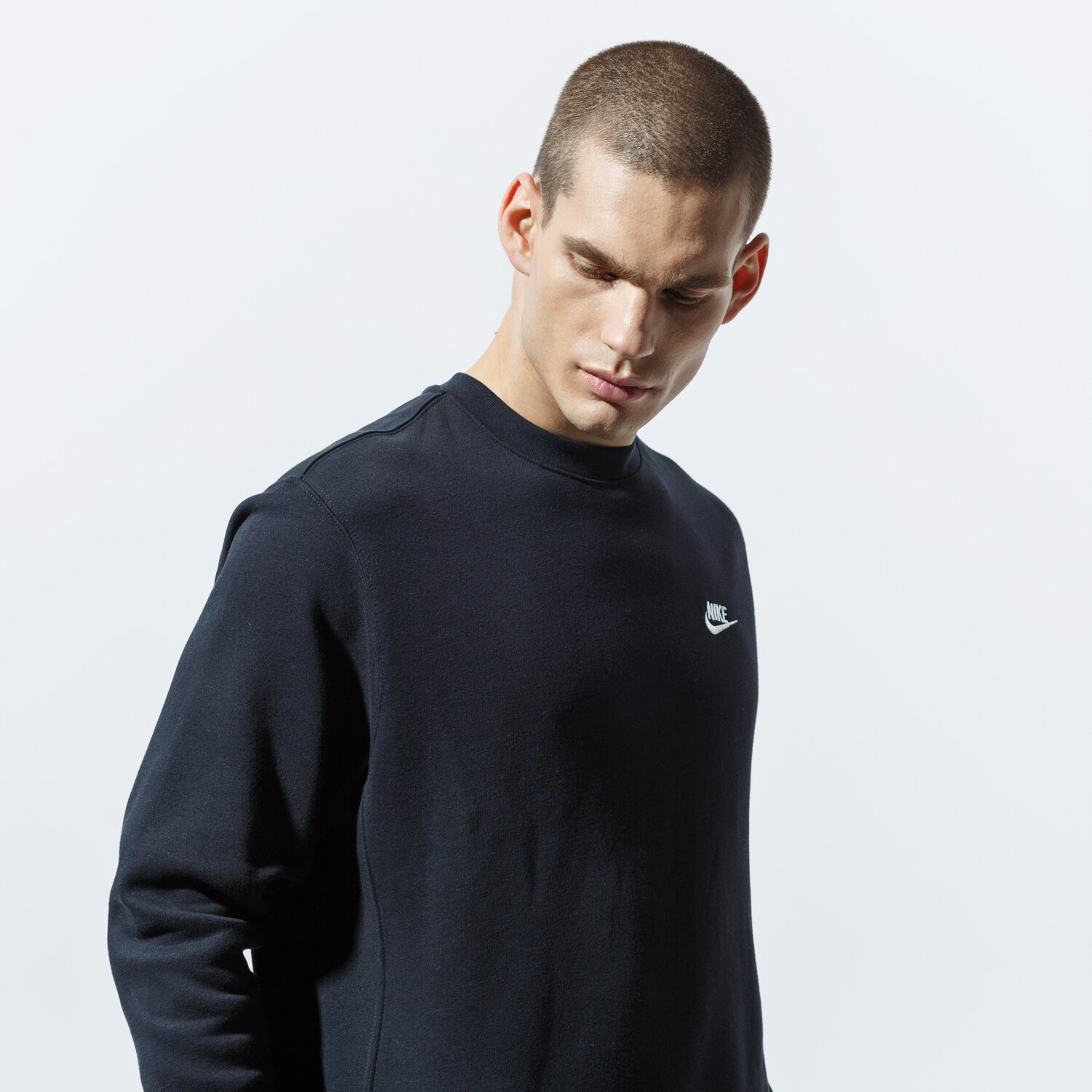 pánská mikina NIKE MIKINA SPORTSWEAR CLUB FLEECE BV2662-010 ČERNÁ