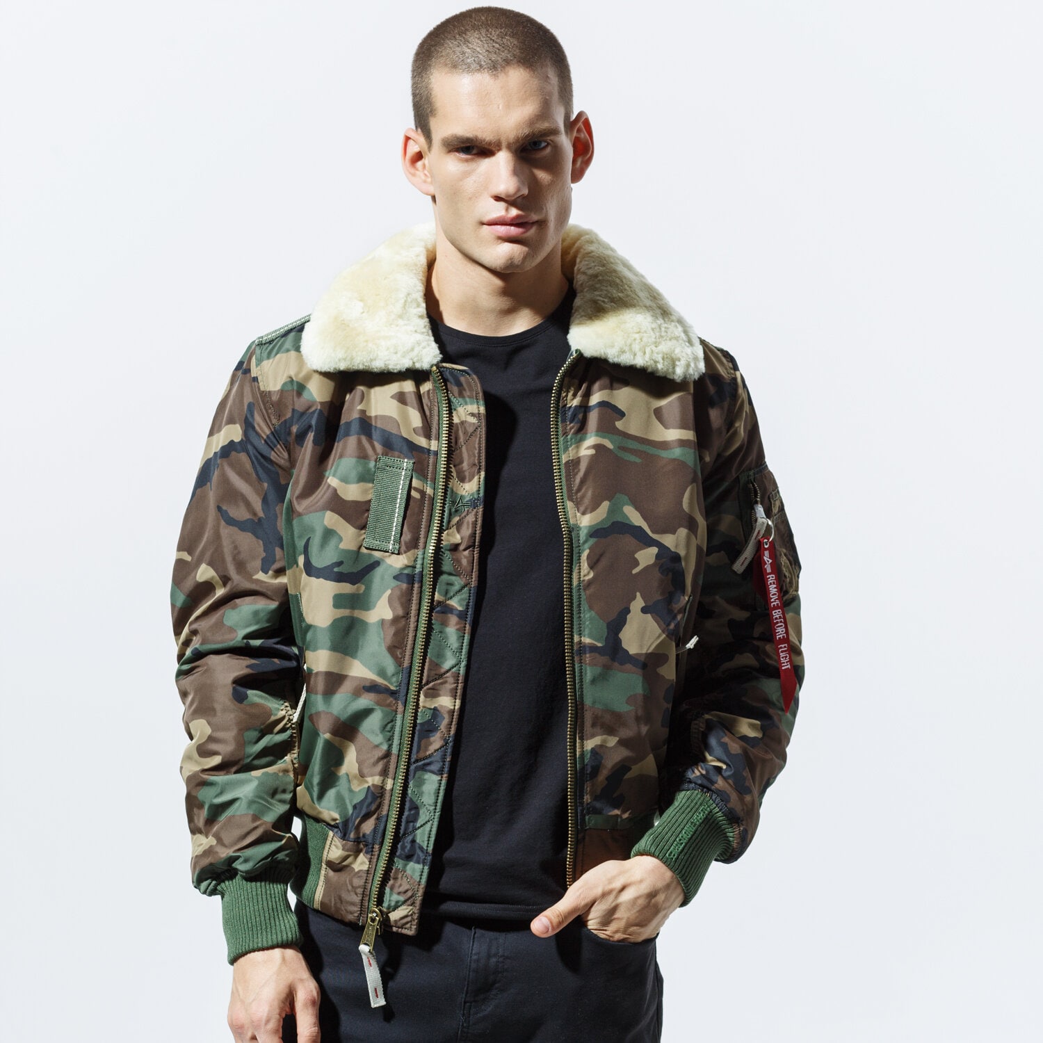 pánská zimní bunda ALPHA INDUSTRIES BUNDA ZIMNÍ INJECTOR III 143104408 VÍCEBAREVNÁ
