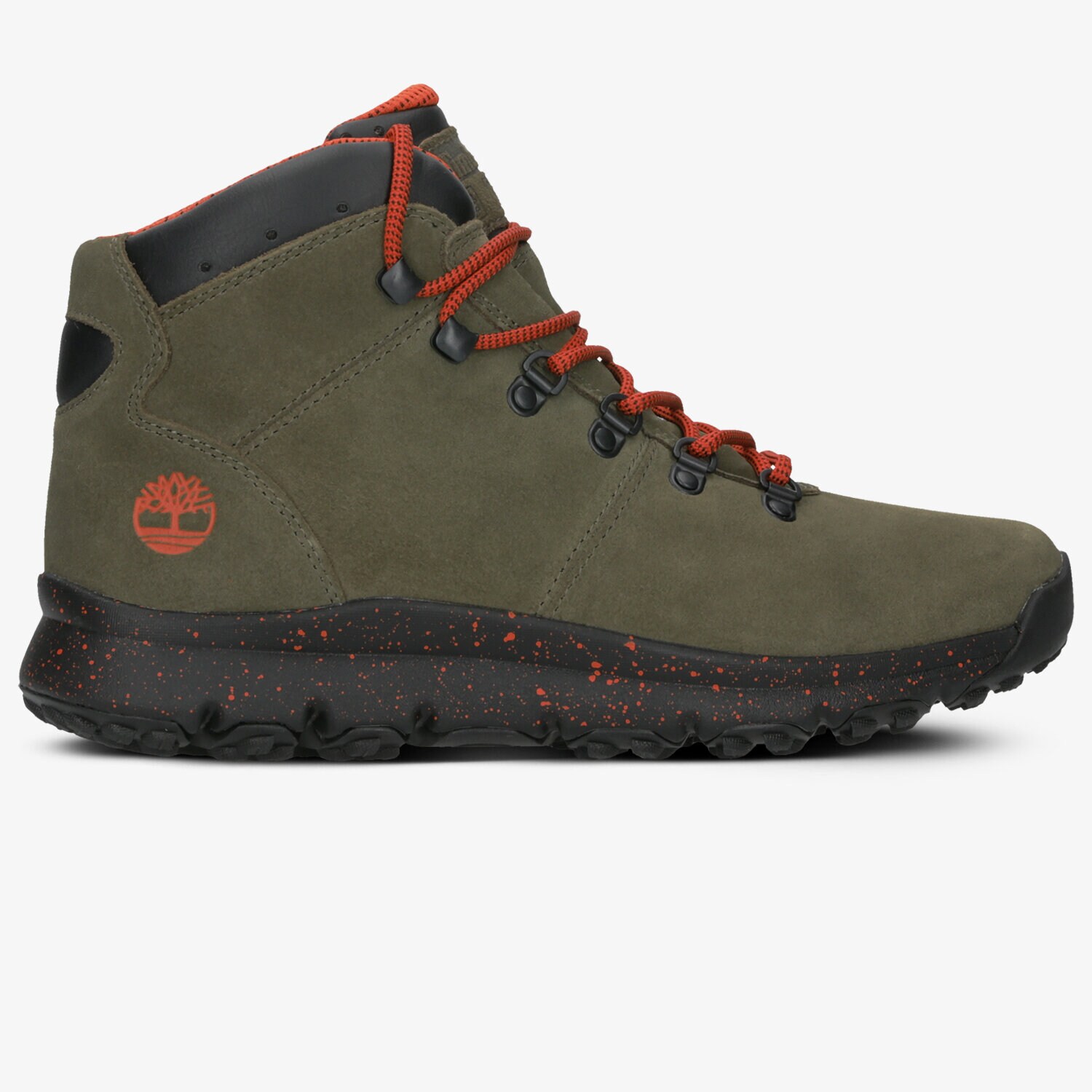 pánská outdoorová obuv TIMBERLAND WORLD HIKER MID TB0A216KA581 ZELENÁ