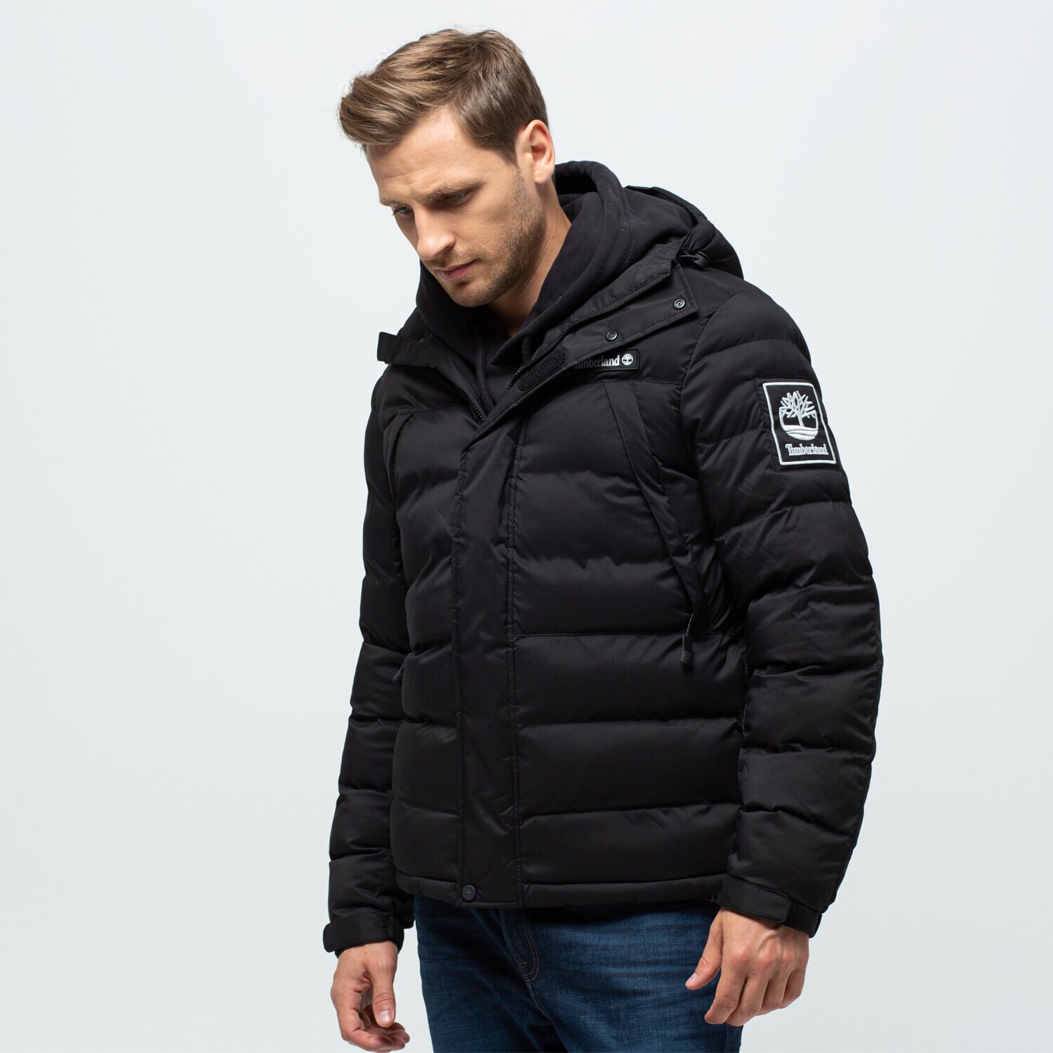 pánská zimní bunda TIMBERLAND BUNDA OUTDOOR ARCHIVE PUFFER JACKET TB0A1WYY0011 ČERNÁ