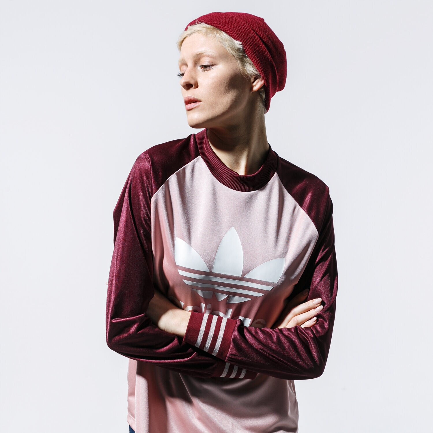 dámská mikina ADIDAS MIKINA LONGSLEEVE TEE ED4792 VÍCEBAREVNÁ
