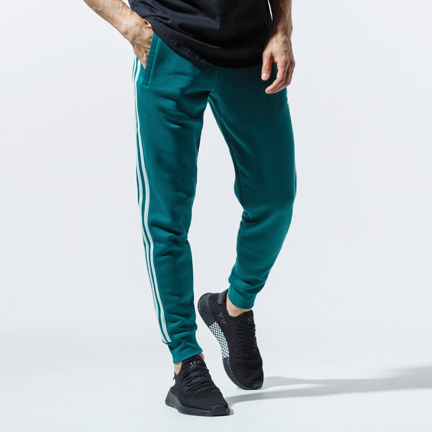 pánské kalhoty ADIDAS KALHOTY  3-STRIPES PANT EK0262 ZELENÁ