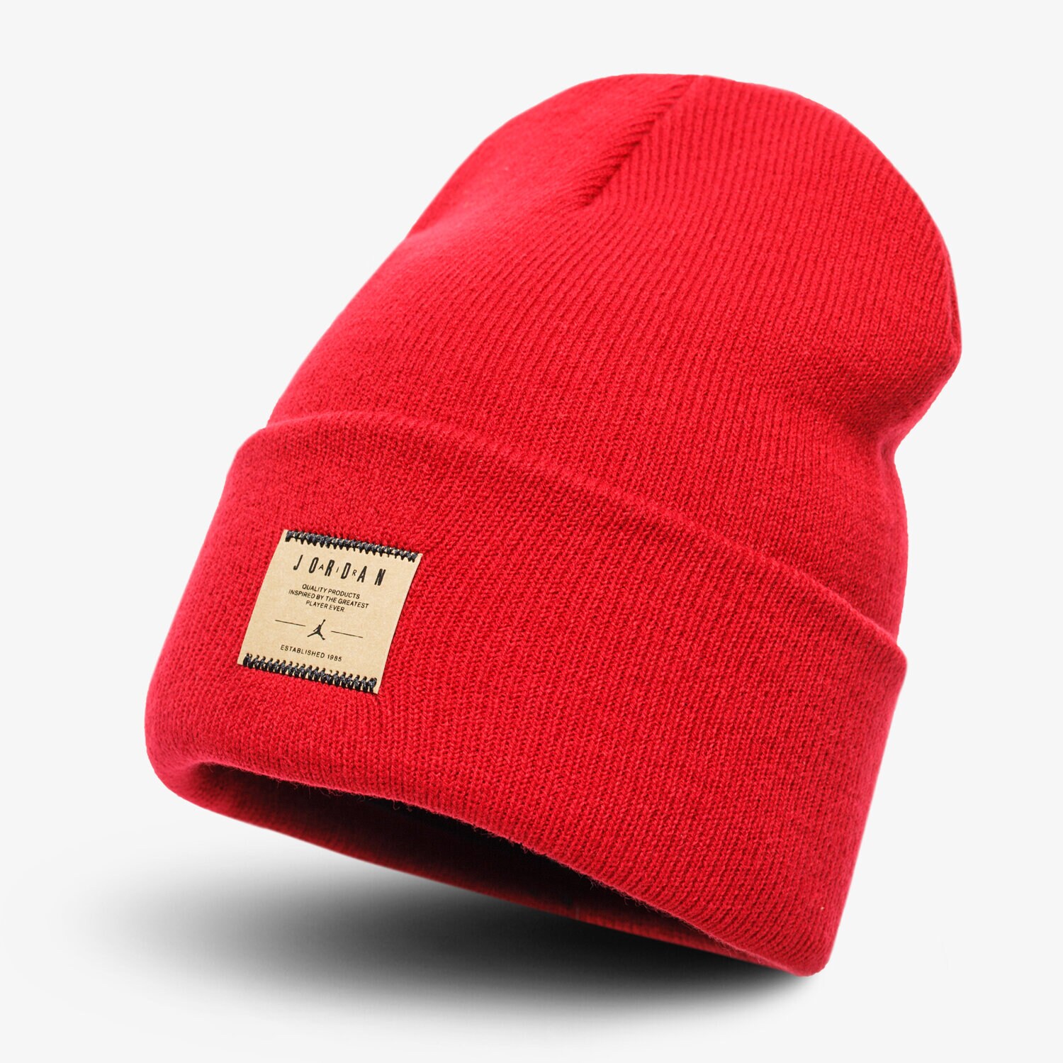 dětská čepice JORDAN ČEPICE ZIMNÍ JORDAN BEANIE CUFFEED UTILITY CI4168-687 ČERVENÁ