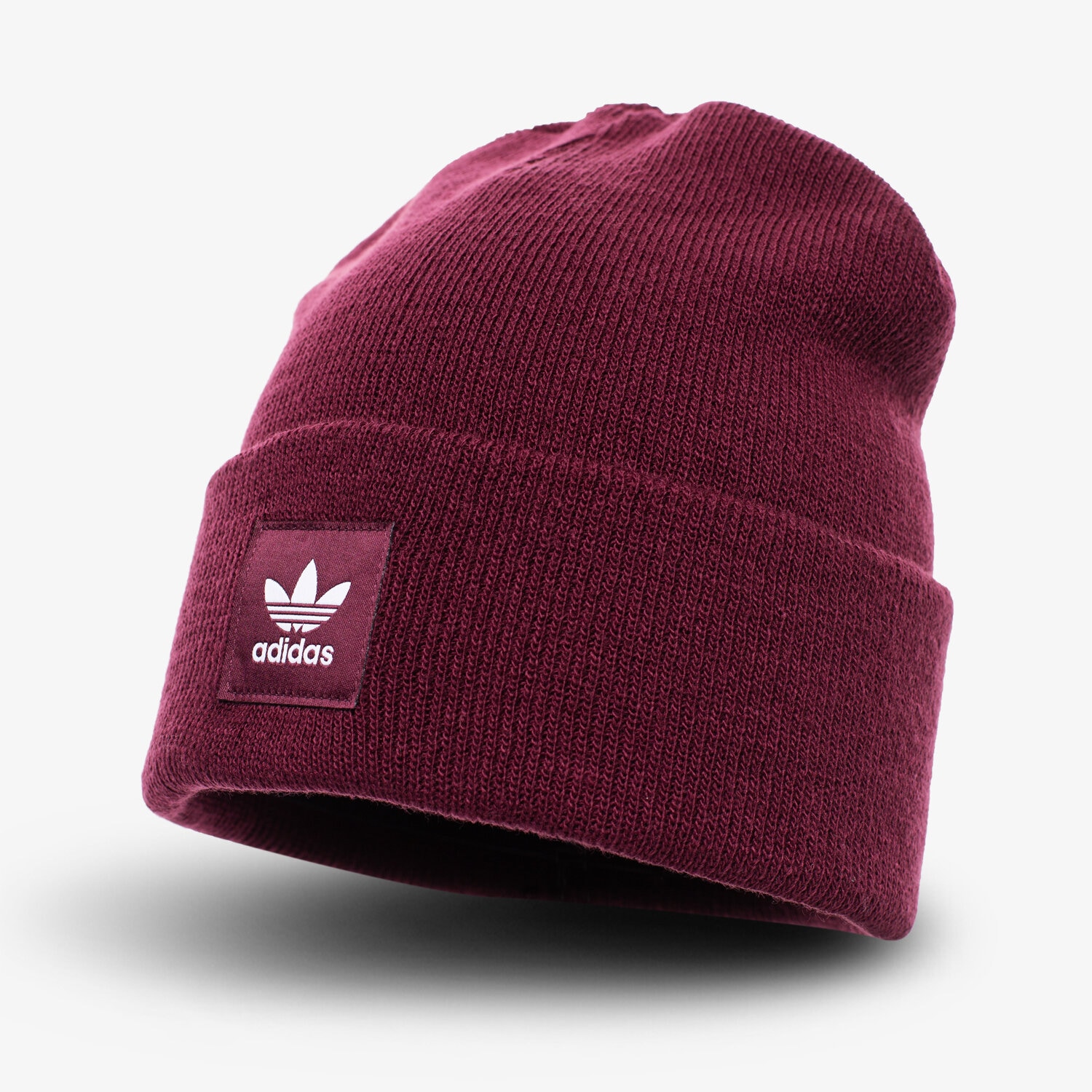 dětská čepice ADIDAS ČEPICE ZIMNÍ AC CUFF KNIT ED8714 BORDOVÁ