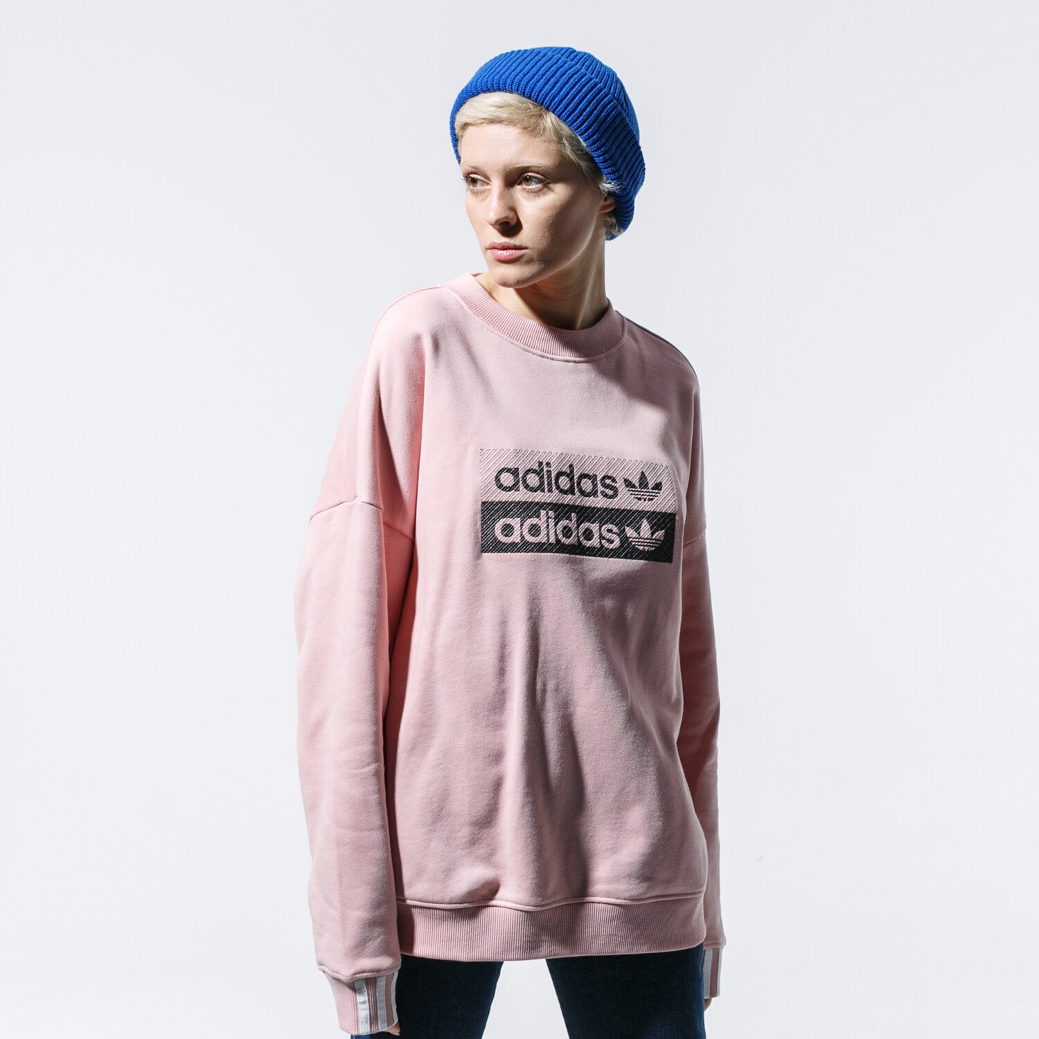 dámská mikina ADIDAS MIKINA VOCAL SWEATSHIRT EC0746 RŮŽOVÁ