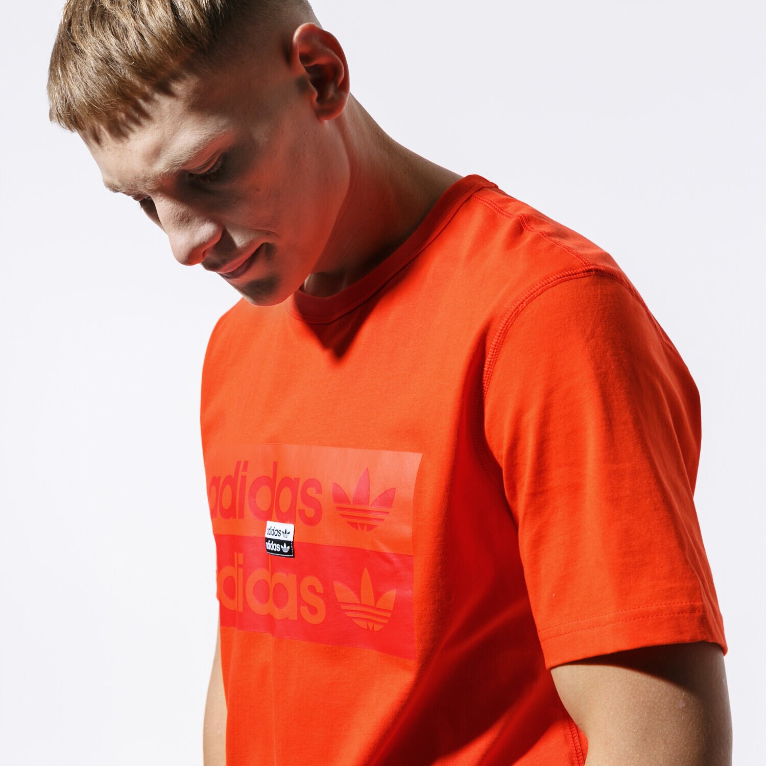 pánské tričko ADIDAS TRIČKO SS VOCAL D TEE ED7196 ORANŽOVÁ
