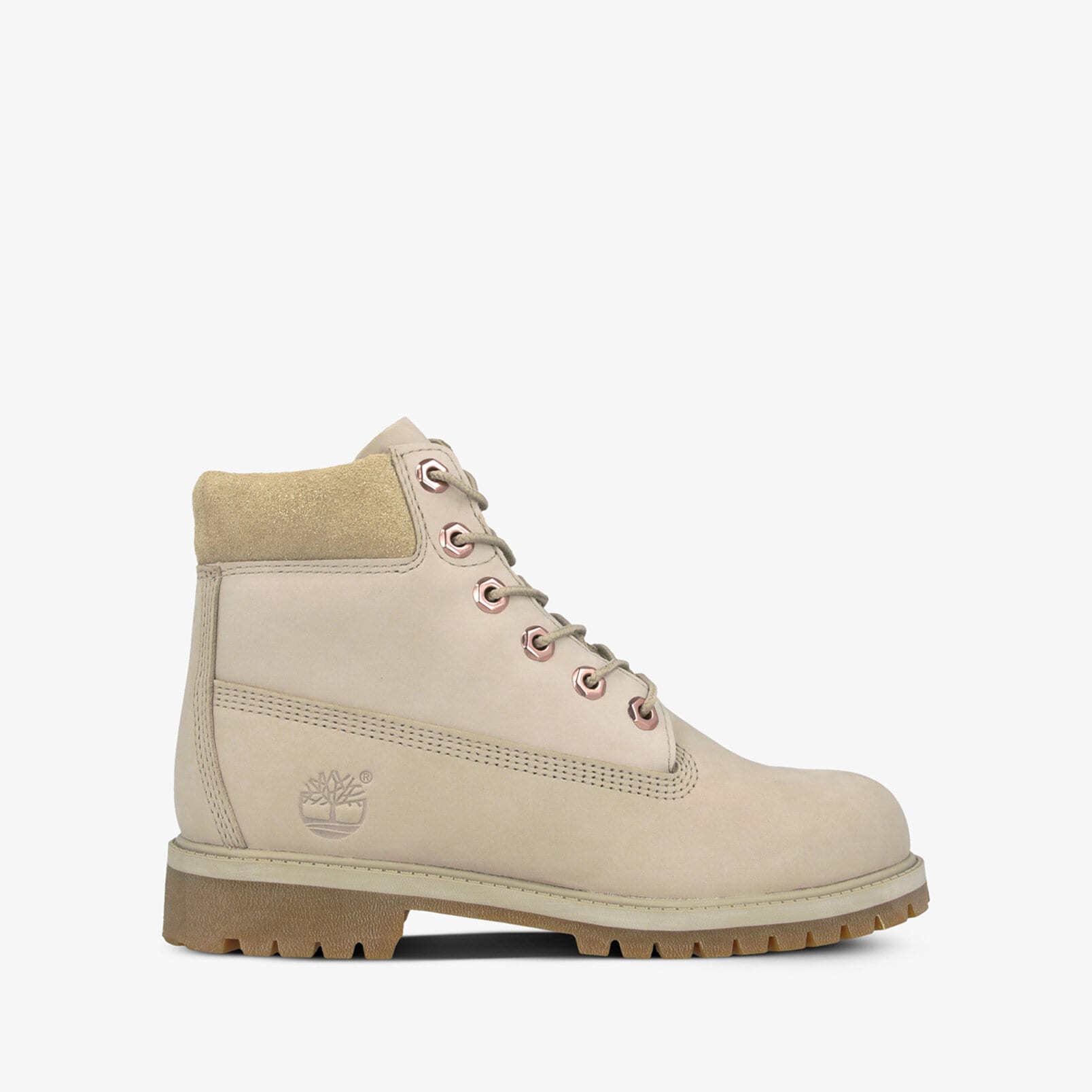 dětské kotníkové boty TIMBERLAND PREMIUM 6 INCH WP BOOT  TB0A295FK511 BÉŽOVÁ