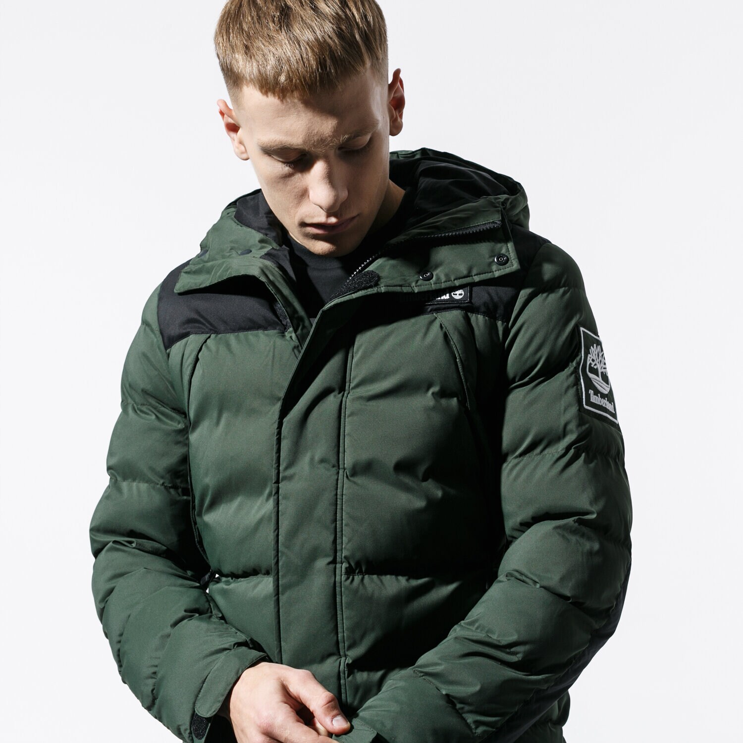 pánská zimní bunda TIMBERLAND BUNDA OUTDOOR ARCHIVE PUFFER JACKET TB0A1WYYW741 VÍCEBAREVNÁ
