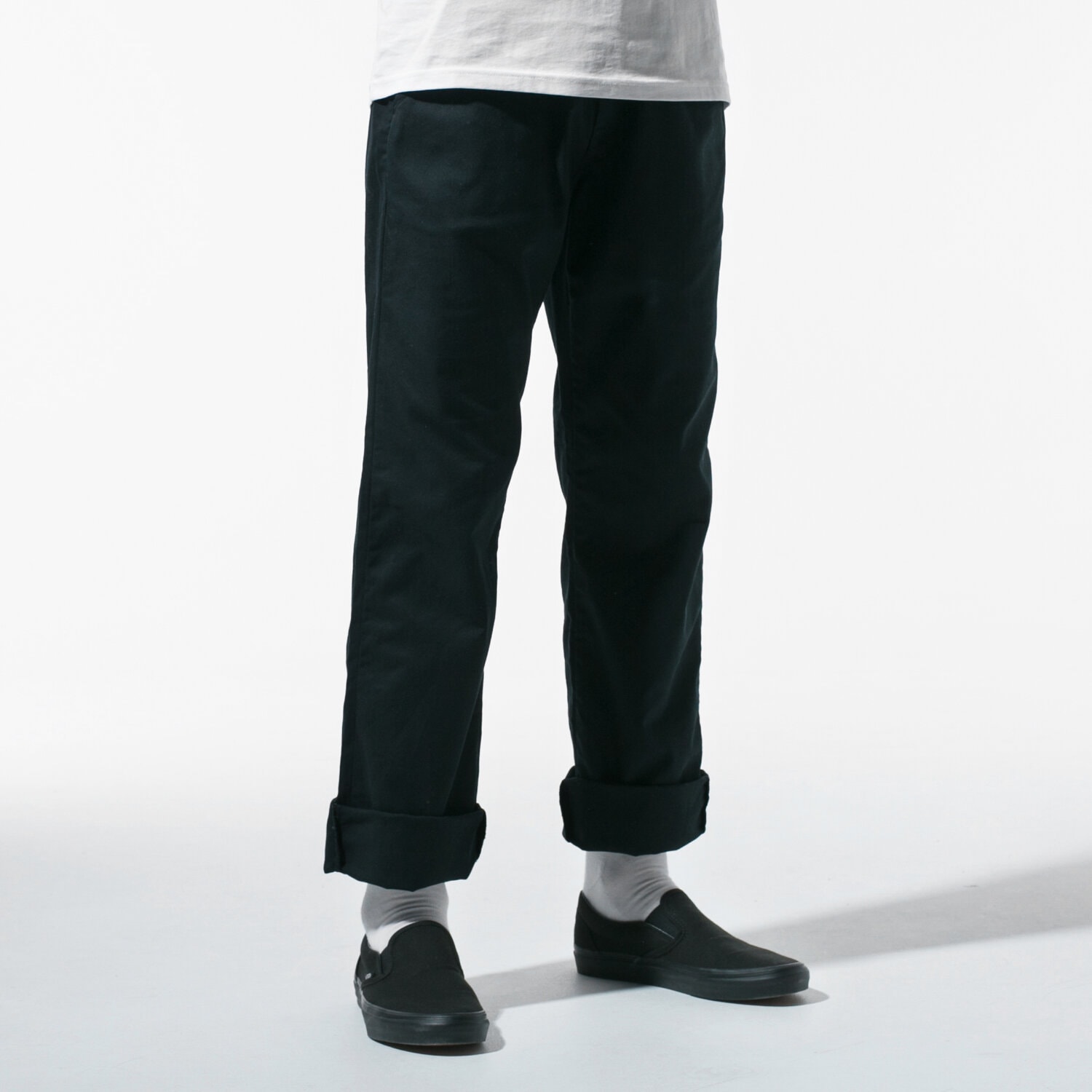 pánské kalhoty VANS KALHOTY  AUTHENTIC CHINO PRO VN0A31JLBLK1 ČERNÁ
