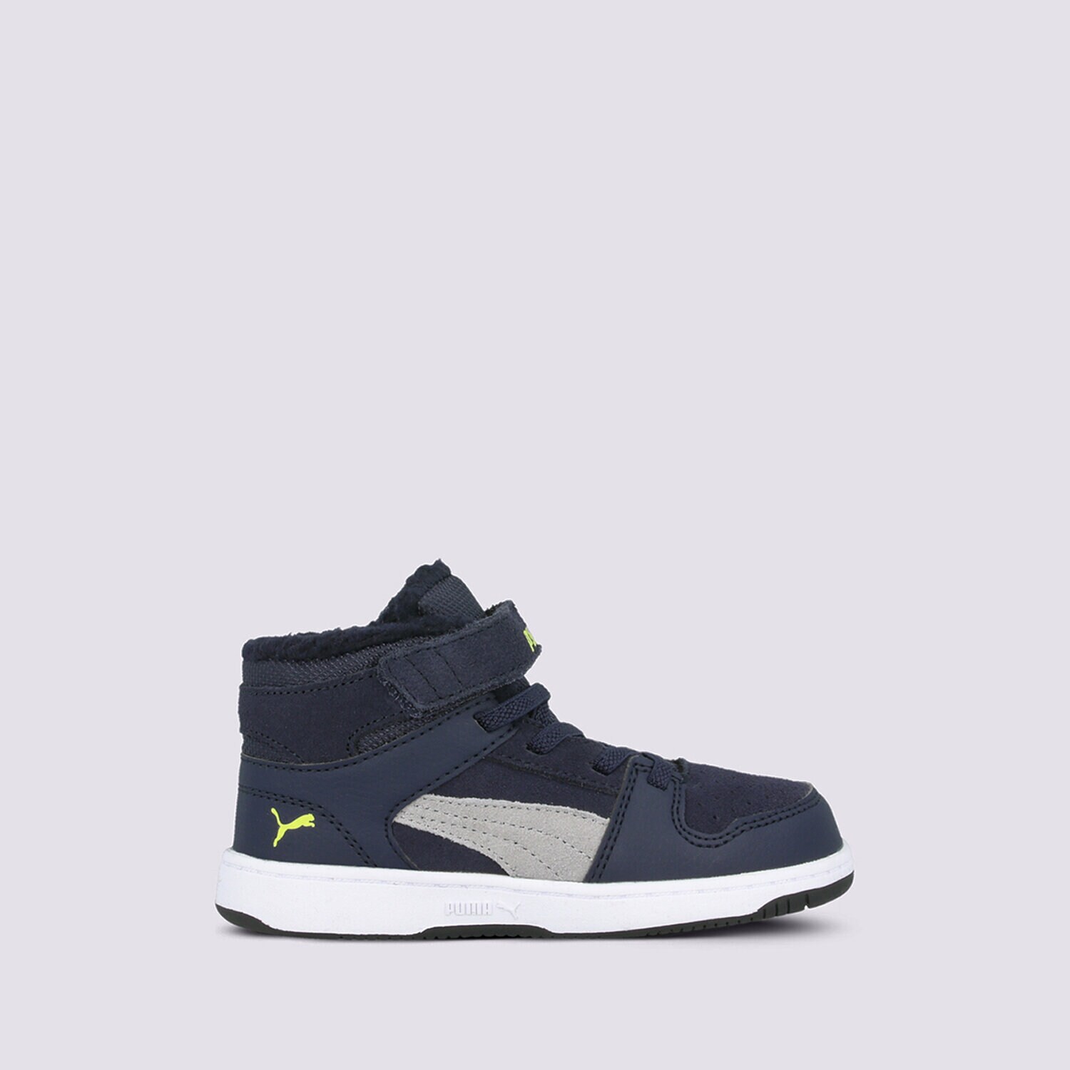 dětské tenisky PUMA REBOUND FUR SD V INF 37049903 TMAVOMODRÁ