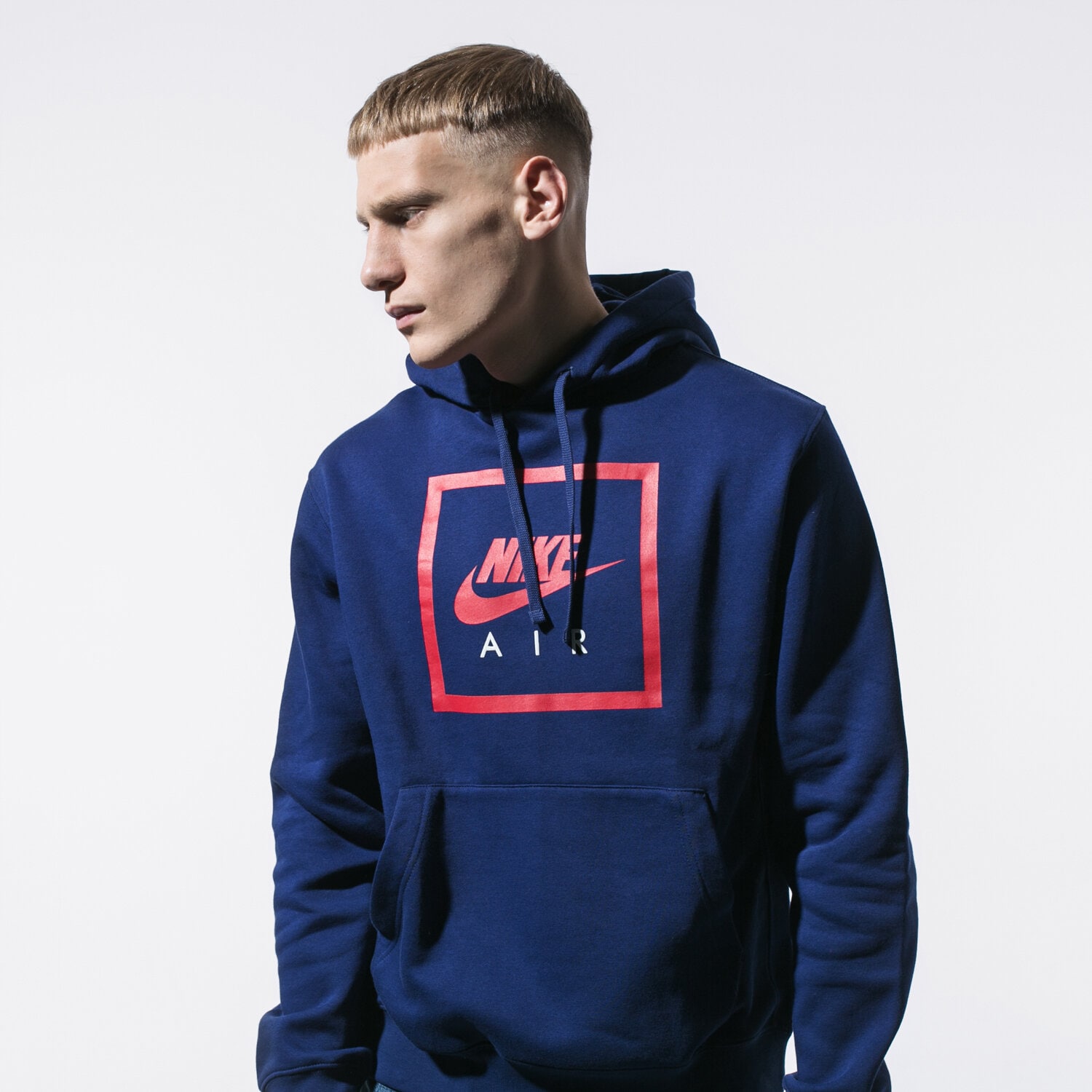 pánská mikina NIKE MIKINA S KAPUCÍ M NSW PO HOODIE  CI1052-492 TMAVOMODRÁ
