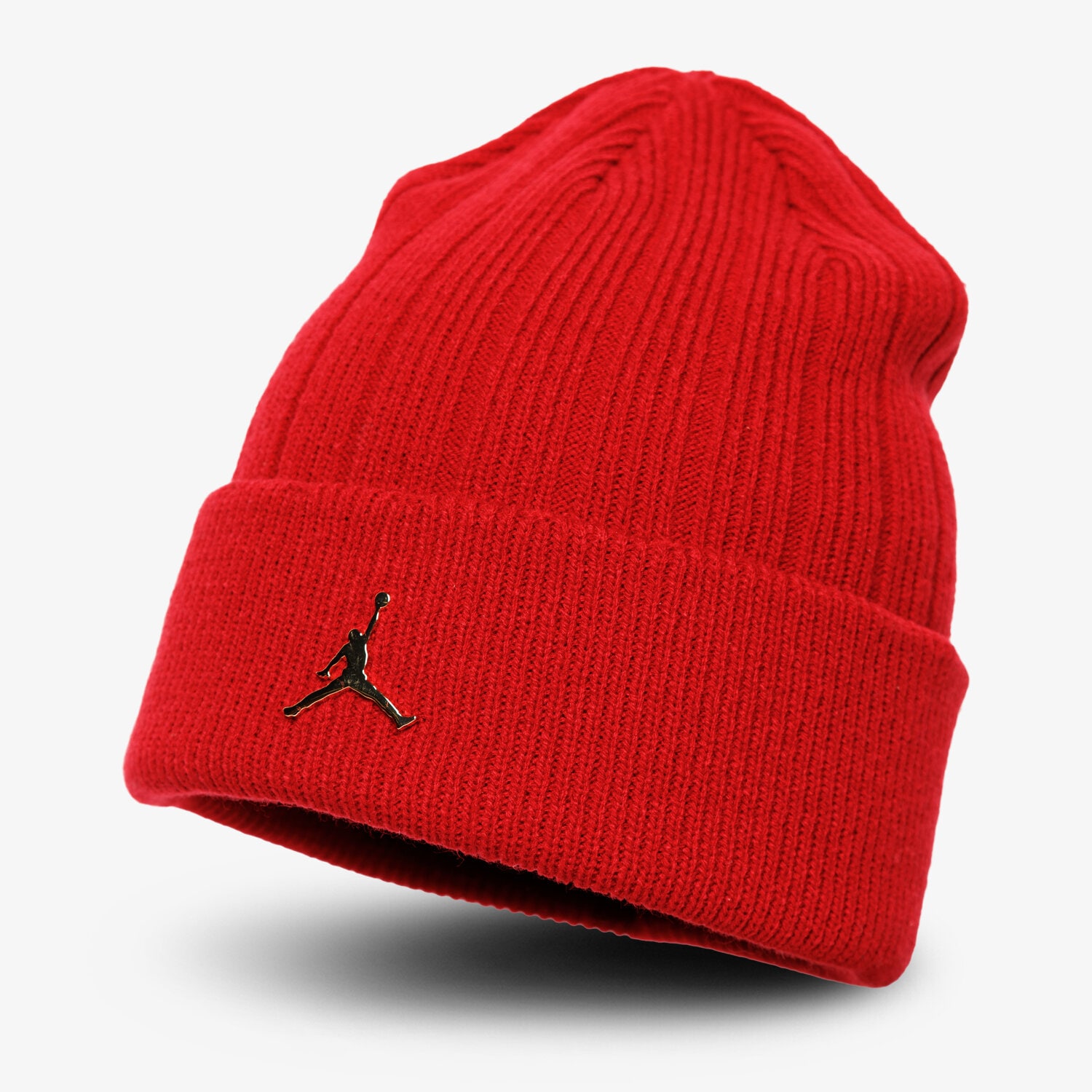 dětská čepice JORDAN ČEPICE ZIMNÍ JORDAN BEANIE CUFFED INGOT CI3912-687 ČERVENÁ