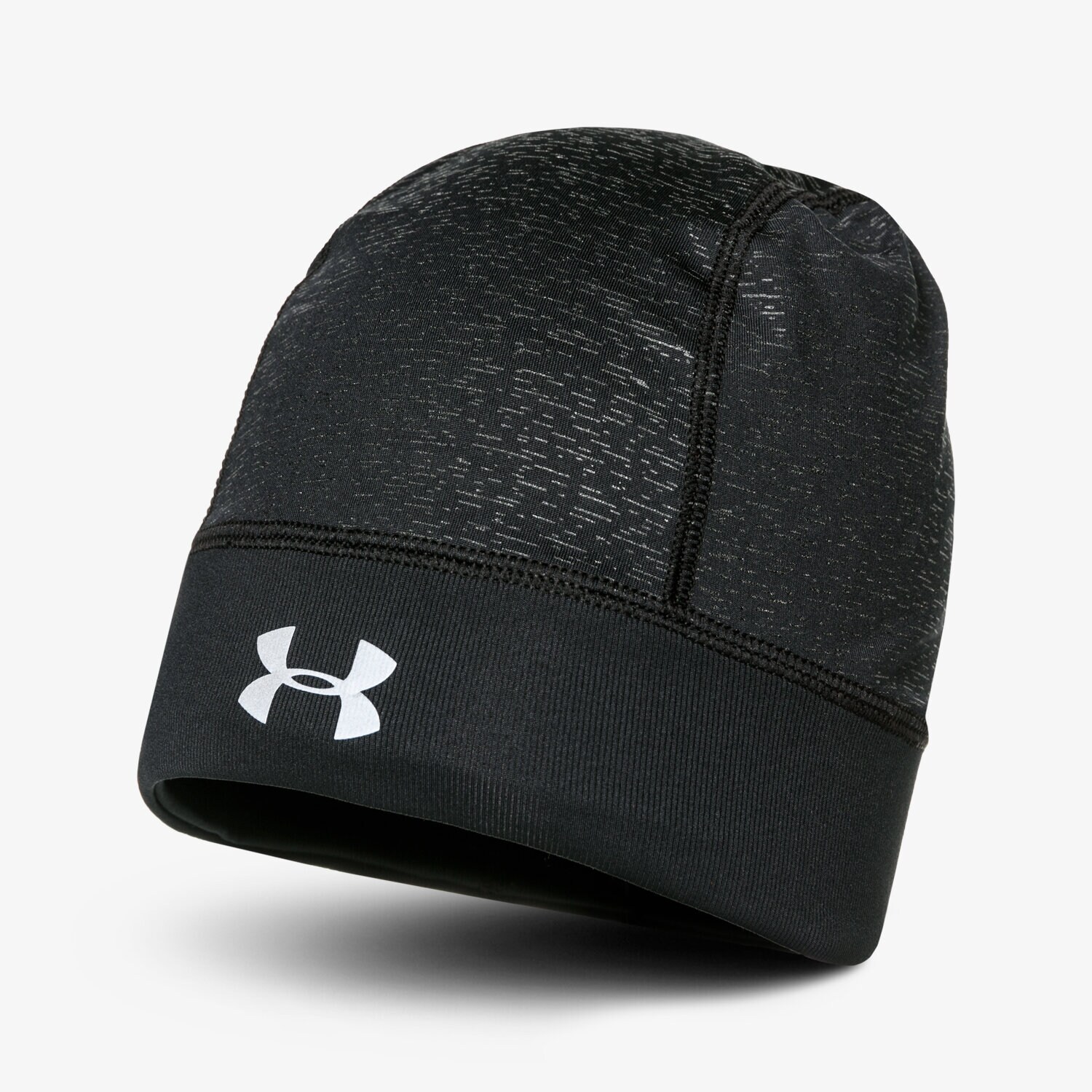 dámská čepice UNDER ARMOUR ČEPICE ZIMNÍ UA STORM RUN BEANIE 1321355-001 ČERNÁ