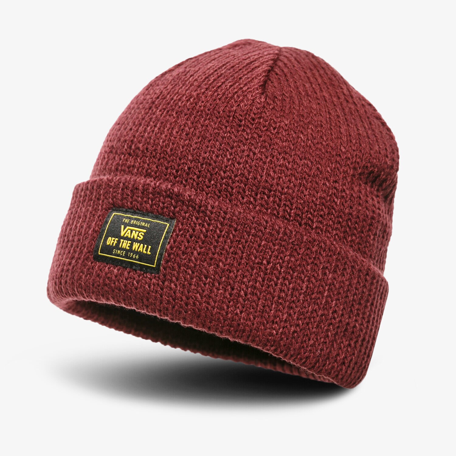 dětská čepice VANS ČEPICE ZIMNÍ BRUCKNER CUFF BEANIE VN0A3I5L4QU1 BORDOVÁ