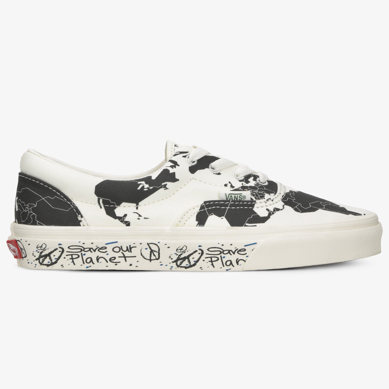 dámské tenisky VANS UA ERA (SAVE OUR PLANET) VN0A4BV4TGP1 BÍLÁ