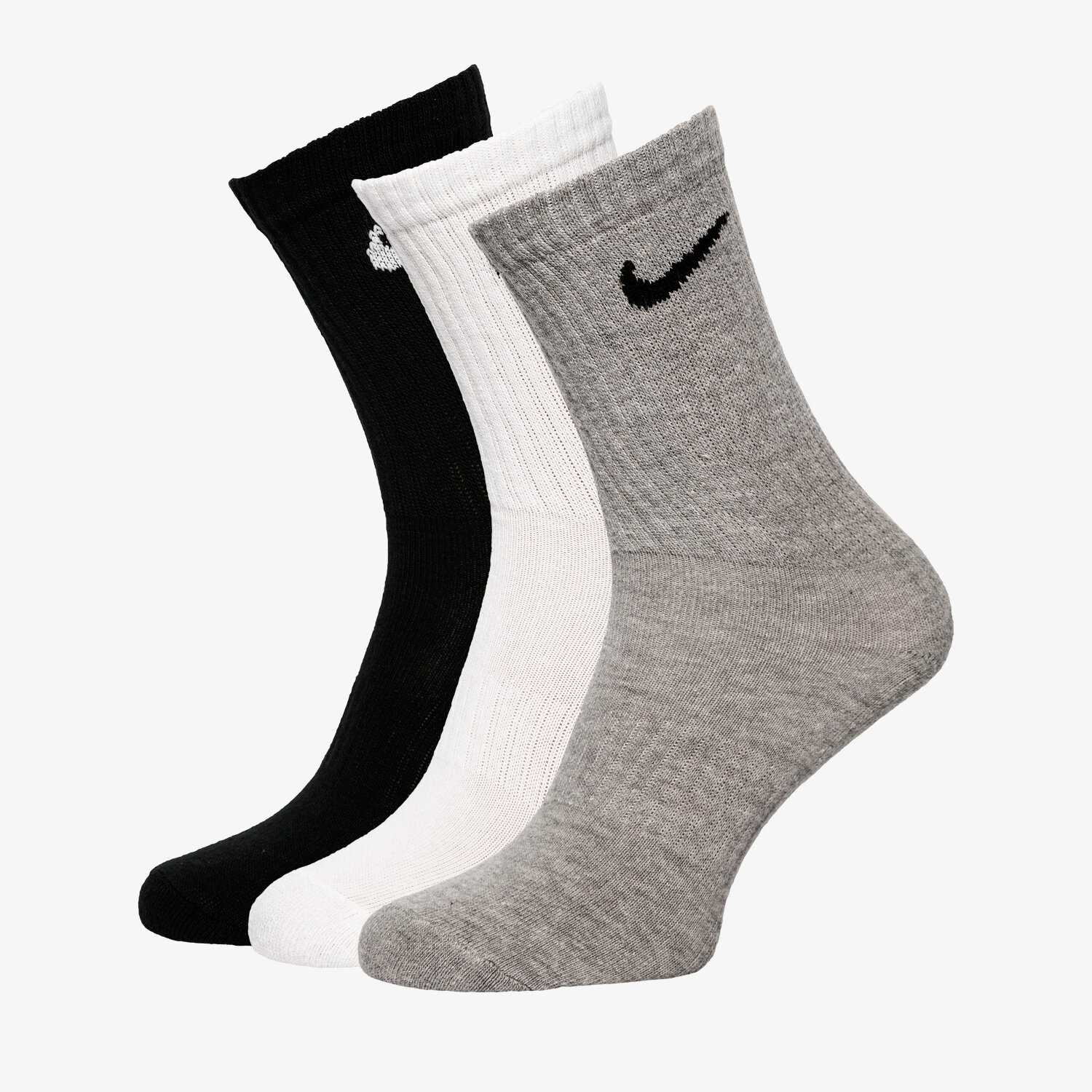 dámské ponožky NIKE PONOŽKY U NK EVERYDAY CUSH CREW 3PR SX7664-901 VÍCEBAREVNÁ