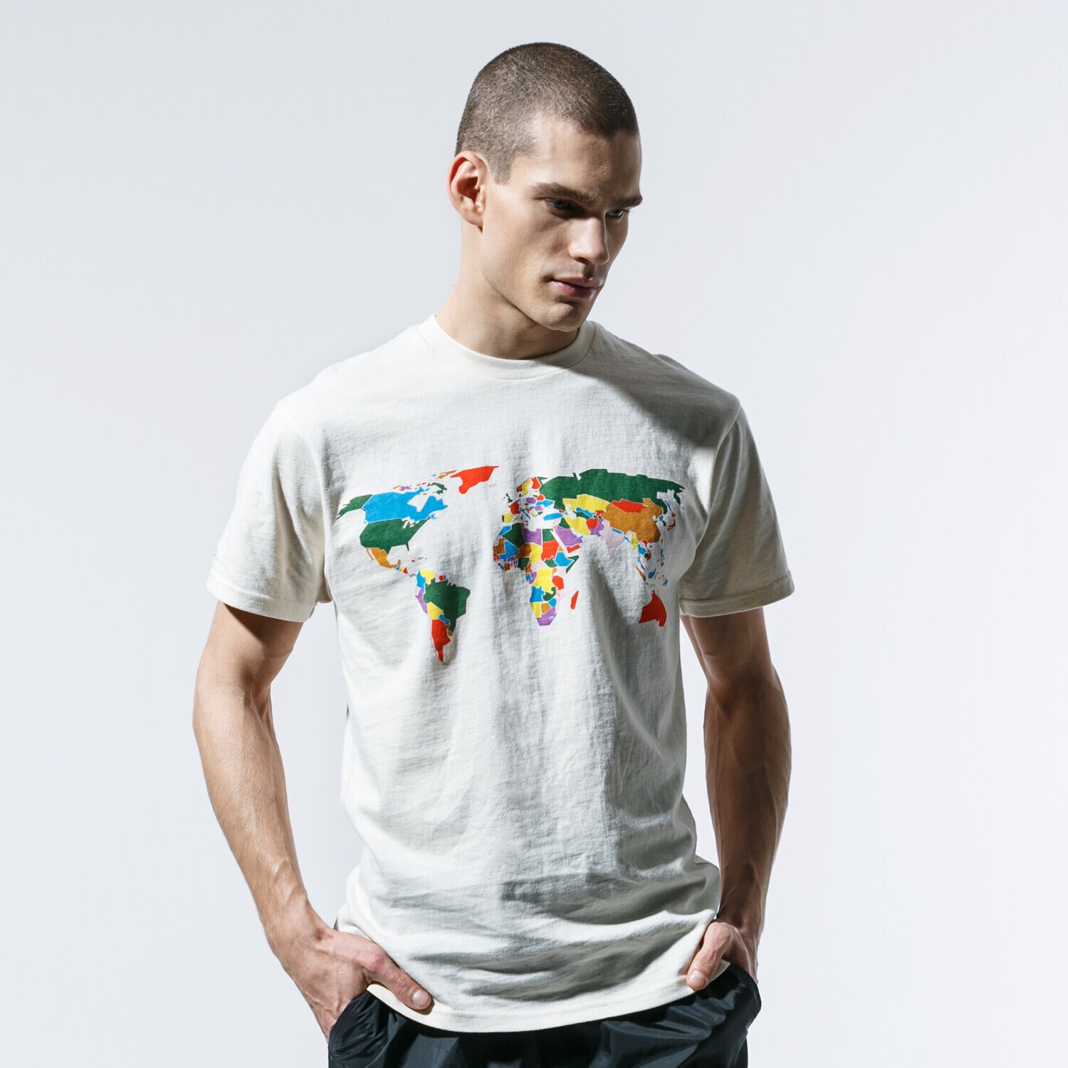 pánské tričko VANS TRIČKO MN SAVE OUR PLANET S NATURAL VN0A49KL7VJ1 VÍCEBAREVNÁ