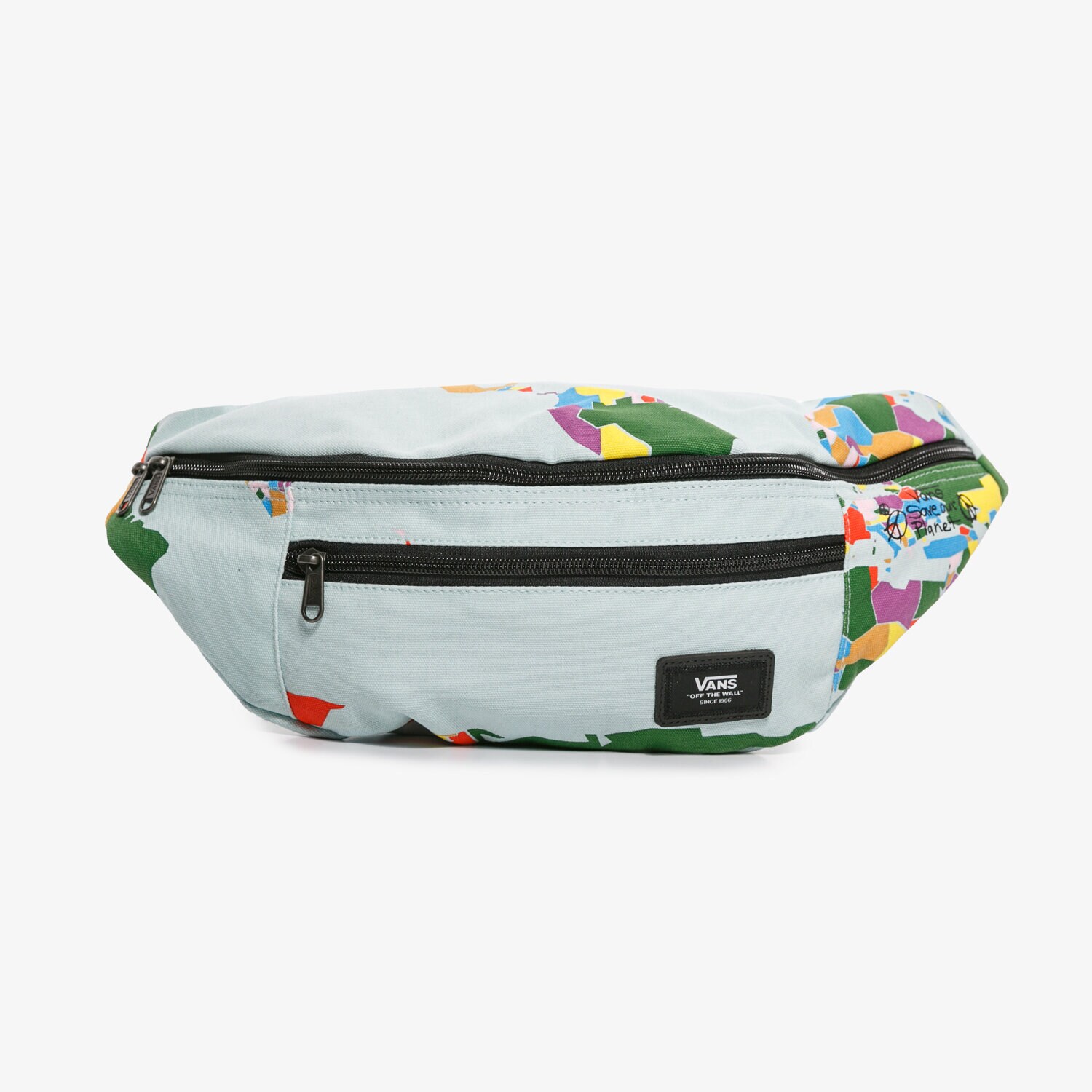 dámská taška VANS TAŠKA MN WARD CROSS BODY P BLUE SAVE OUR P VN0A2ZXXZSD1 VÍCEBAREVNÁ