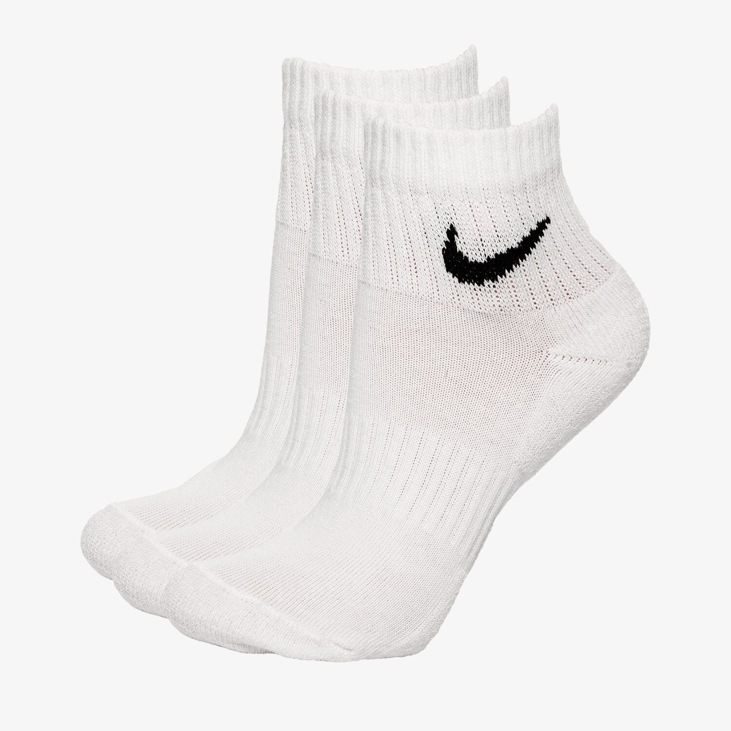 pánské ponožky NIKE_PERFORMANCE PONOŽKY 3-PACK LIGHTWEIGHT SX7667-100 BÍLÁ
