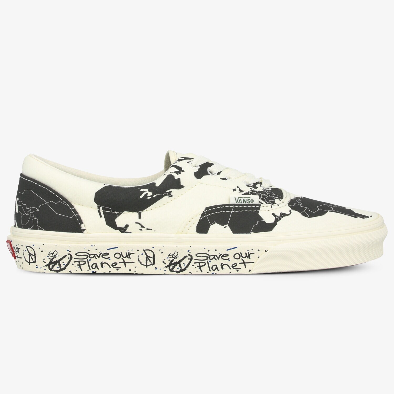 pánské skate boty (skateboardové) VANS UA ERA (SAVE OUR PLANET) VN0A4BV4TGP1 BÍLÁ