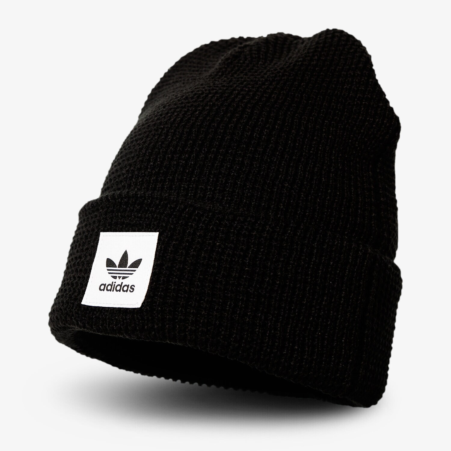 dětská čepice ADIDAS ČEPICE ZIMNÍ WAFFLE CUFF KNI ED8033 ČERNÁ