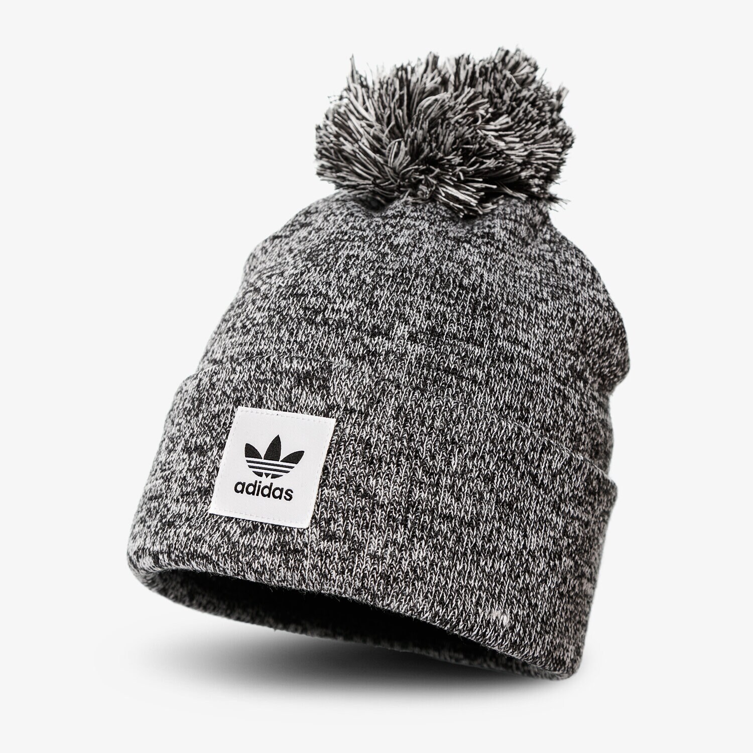 dětská čepice ADIDAS ČEPICE ZIMNÍ MELANGE BOBBLE ED8031 ČERNÁ
