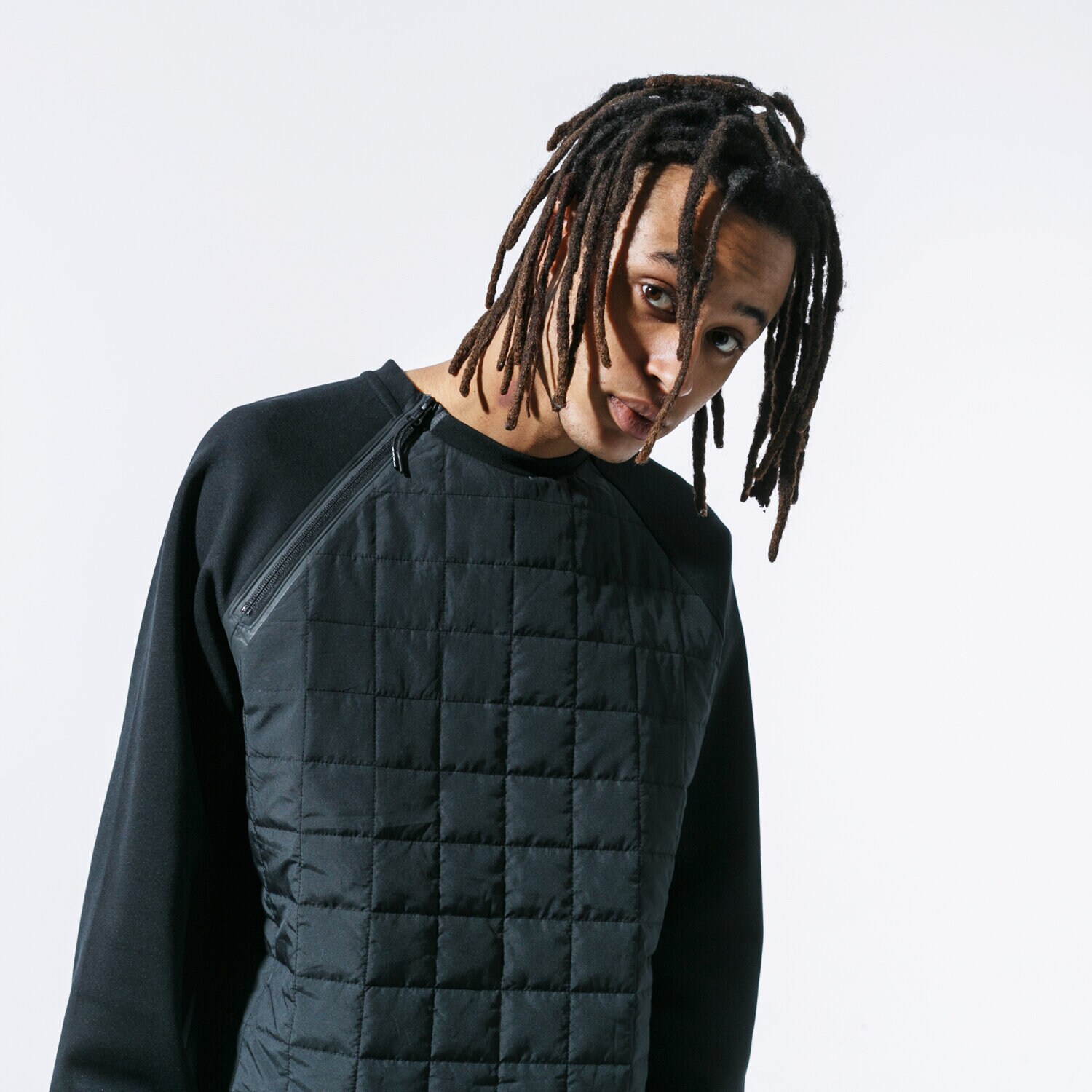 pánská mikina NIKE MIKINA M NSW PE CRW WINTER BV3697-010 ČERNÁ