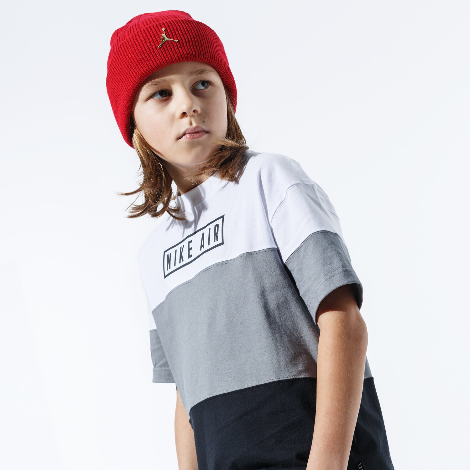 dětské tričko NIKE TRIČKO B NIKE AIR TOP SS BV3599-010 ČERNÁ