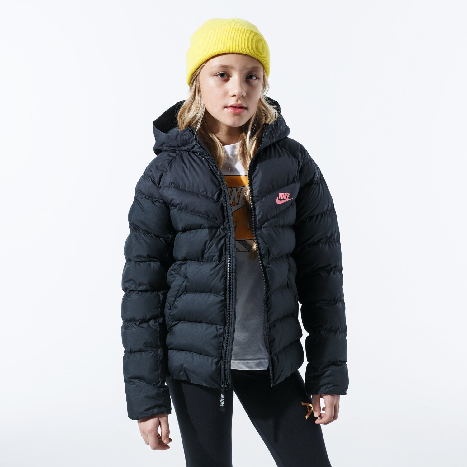dětské tričko NIKE BUNDA PÉŘOVÁ NIKE SPORTSWEAR 939554-014 ČERNÁ