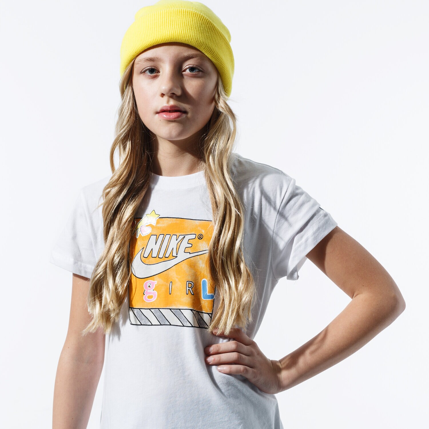 dětské tričko NIKE TRIČKO G NSW TEE DPTL NIKE AIR CN2322-100 BÍLÁ