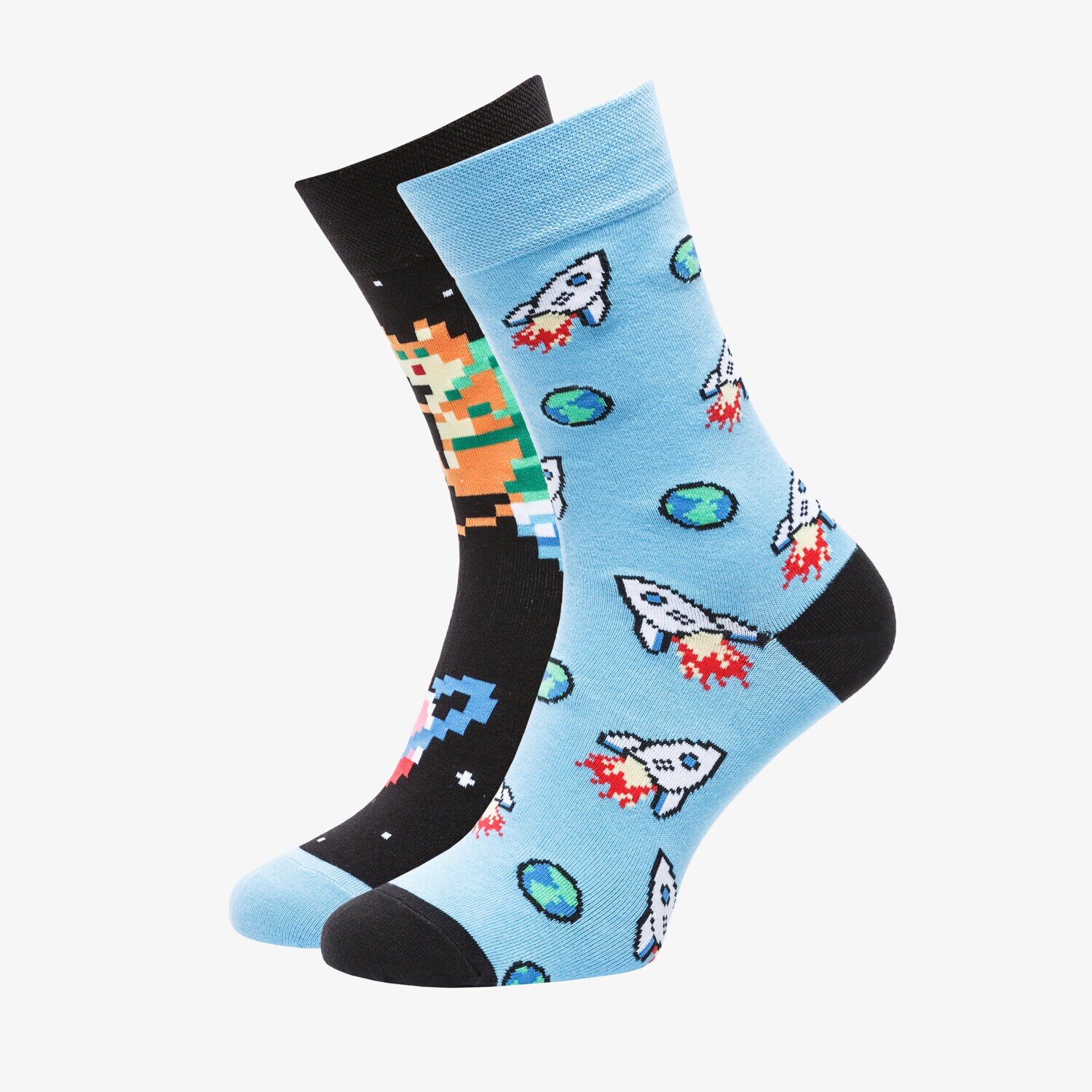 dámské ponožky SIZEER PONOŽKY SPACE CAT SI120SKU03001 VÍCEBAREVNÁ