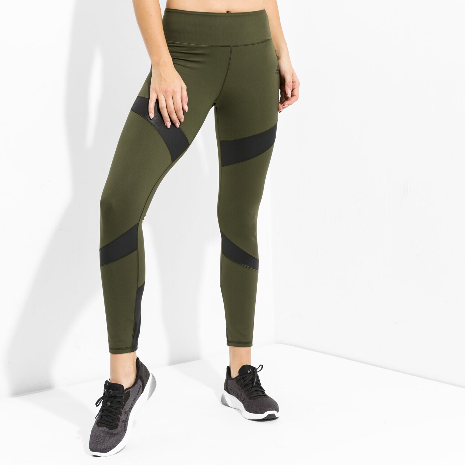 dámské kalhoty ADIDAS LEGGINGS ULT TIG WRM. BR6780 KHAKI