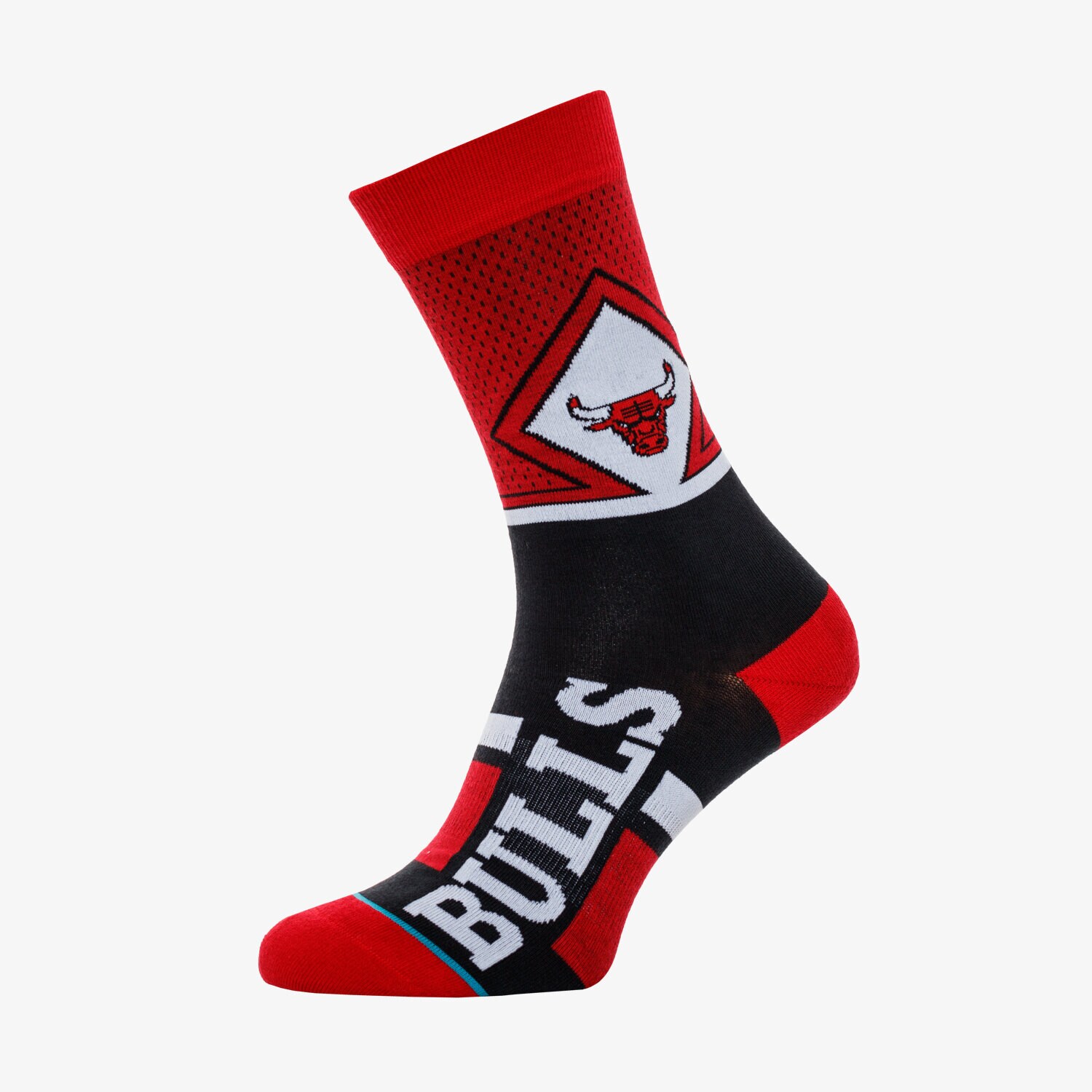 pánské ponožky STANCE PONOŽKY BULLS SHORTCUT M545C19BUL ČERVENÁ