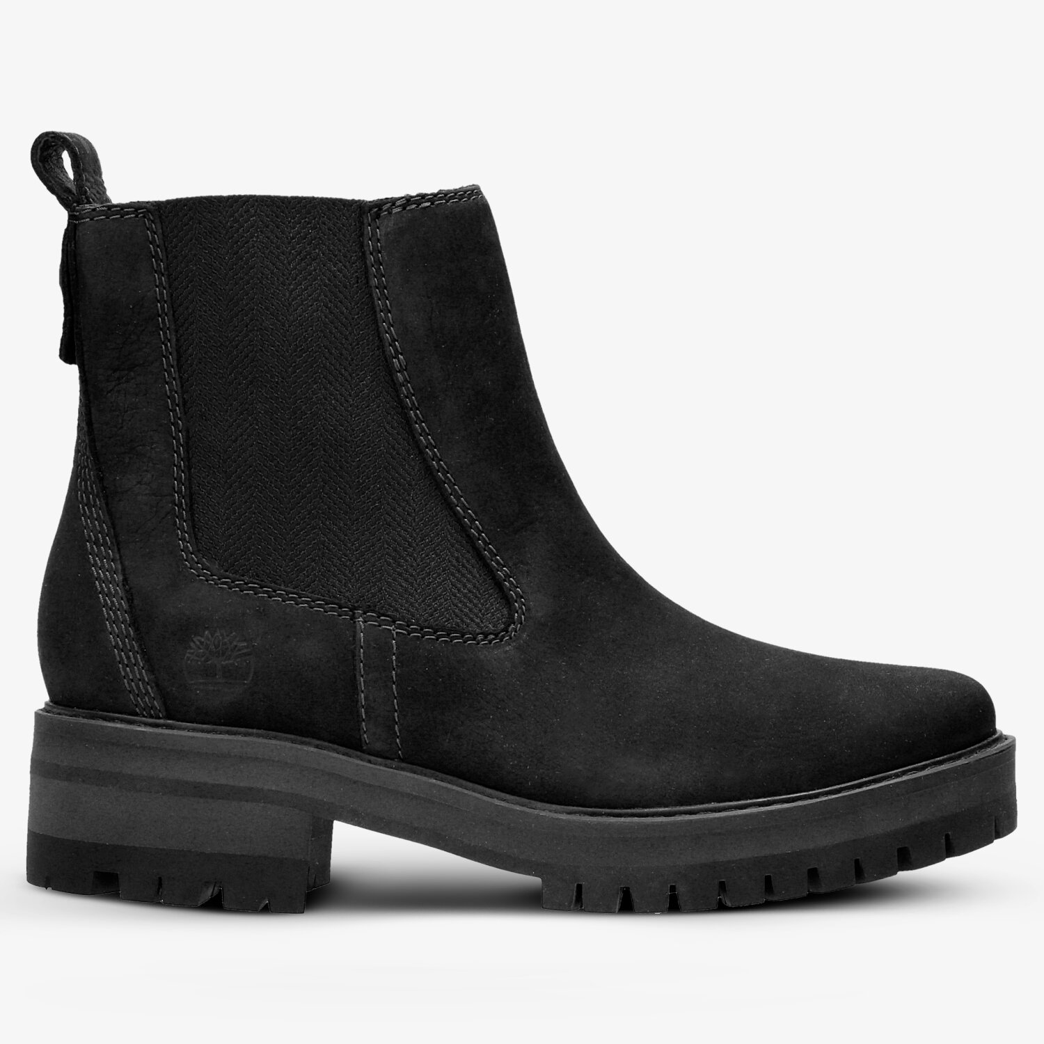 dámské zimní boty (obuv) TIMBERLAND COURMAYEUR VALLEY CHELSEA TB0A1J660151 ČERNÁ