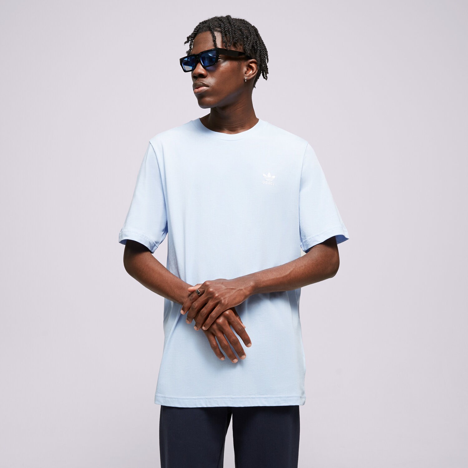 pánské tričko ADIDAS TRIČKO ESSENTIAL TEE IA4866 MODRÁ