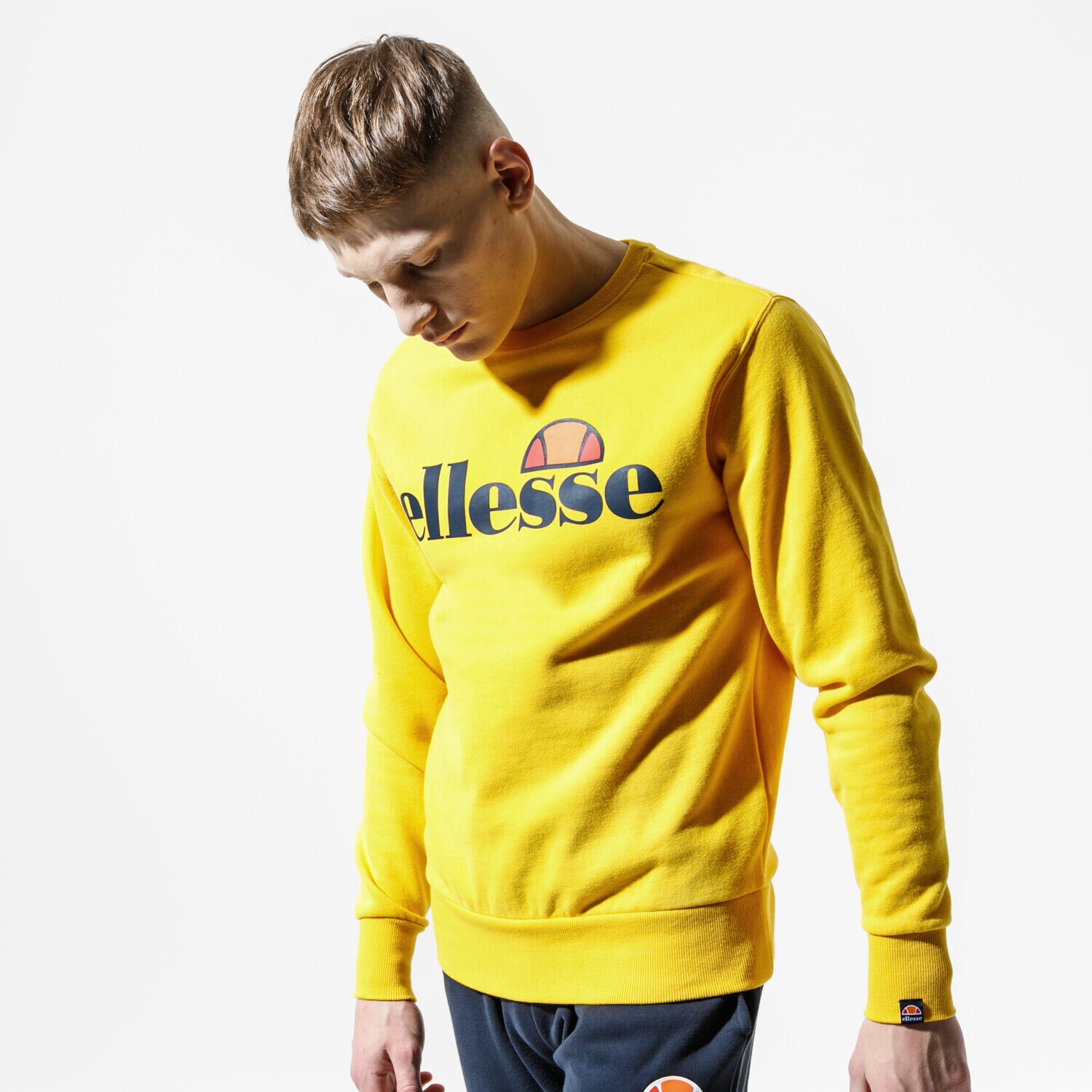 pánská mikina ELLESSE MIKINA SL SUCCISO SHE07930YELLOW ŽLUTÁ