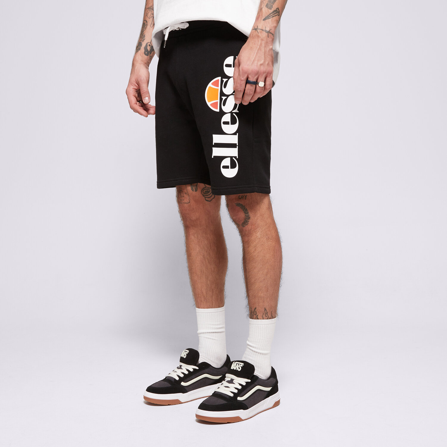 pánské kraťasy ELLESSE ŠORTKY  BOSSINI BLK SHS08748011 ČERNÁ