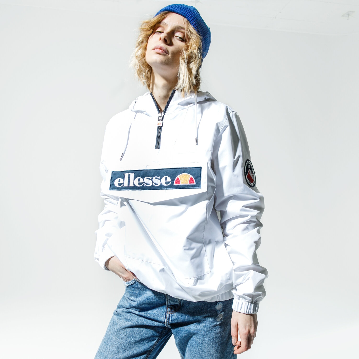 Přechodná bunda dámská (podzimní, jarní) ELLESSE BUNDA MONTEZ SGE09429WHITE BÍLÁ