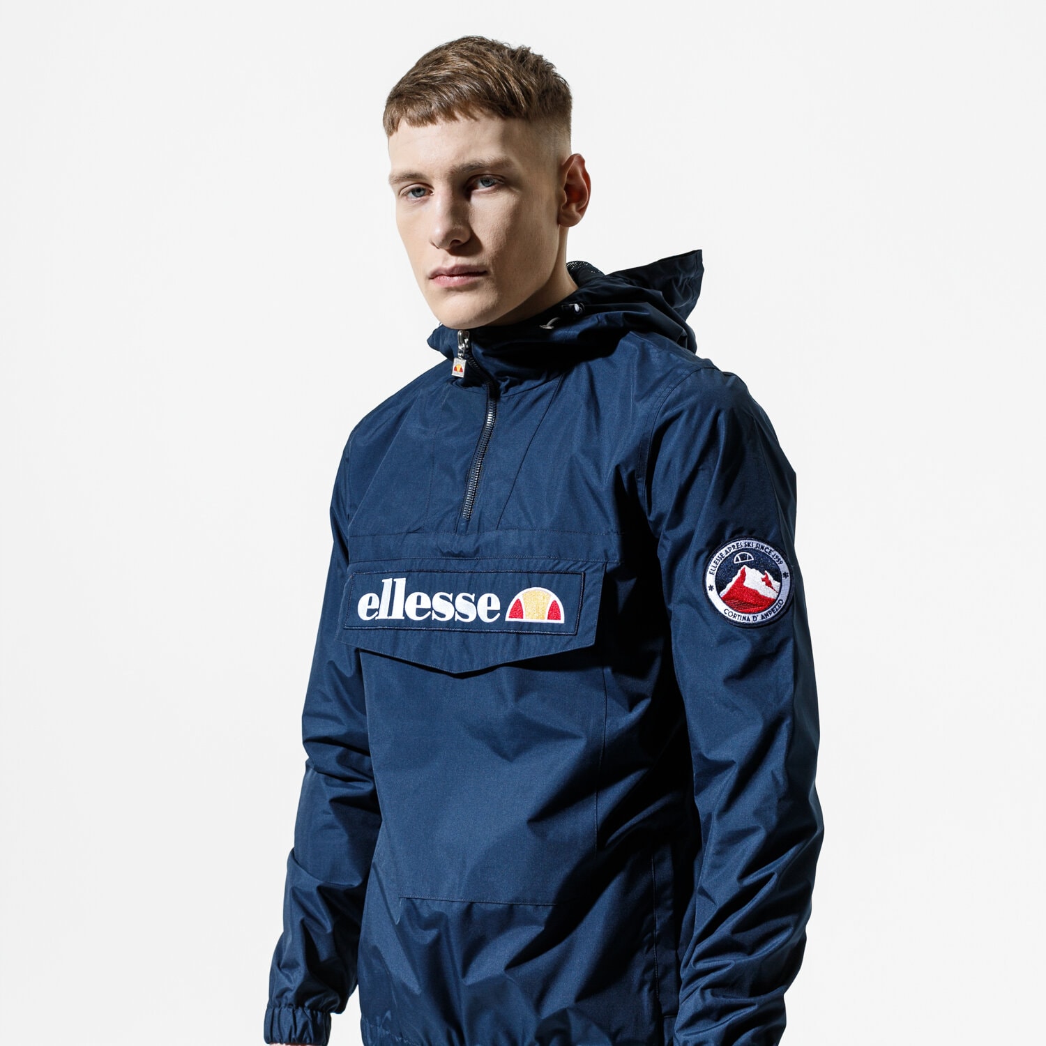 Přechodná bunda pánská (podzimní, jarní) ELLESSE BUNDA MONT 2 NAVY SHS06040429 TMAVOMODRÁ