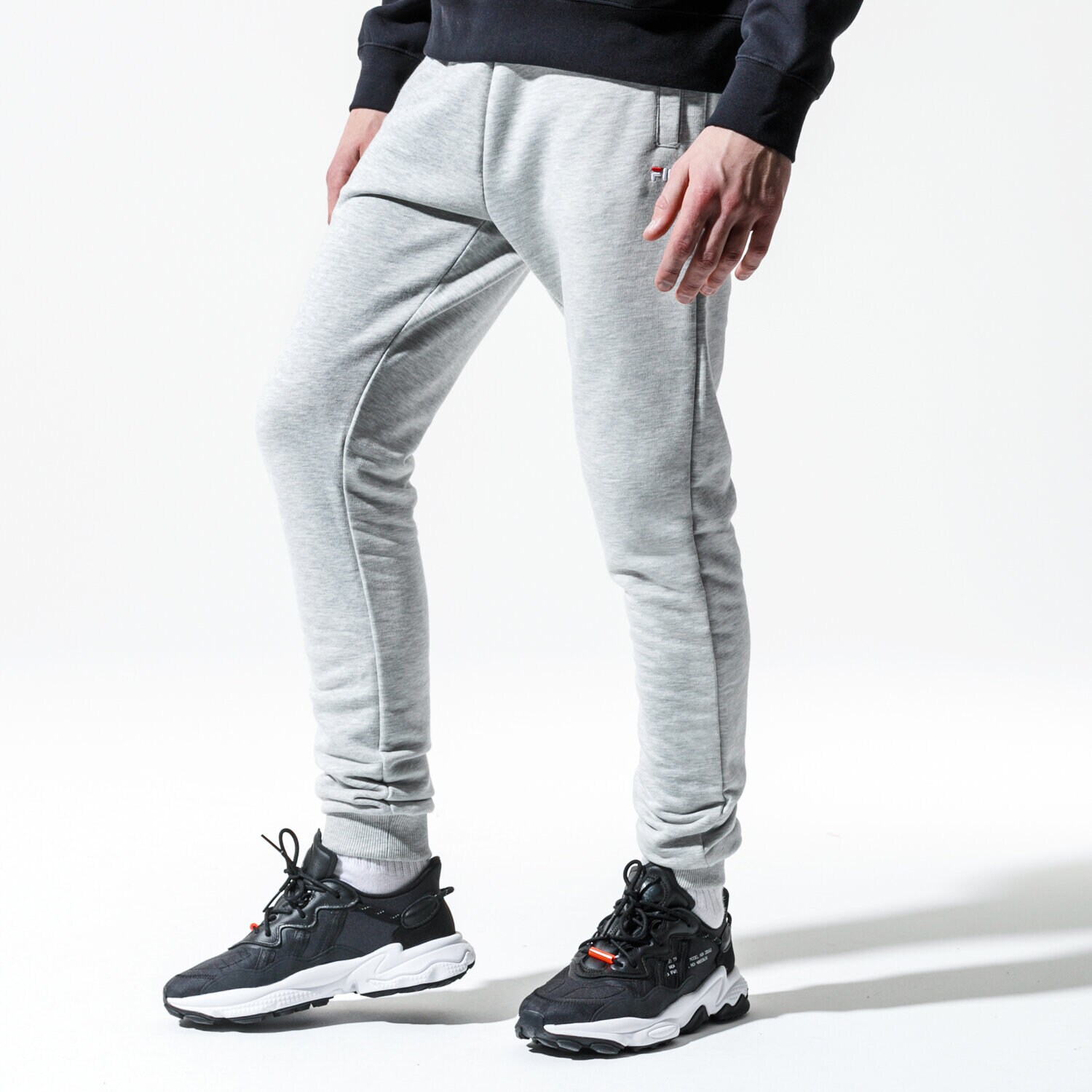 pánské kalhoty FILA KALHOTY  EDAN SWEAT PANTS 688166B13 ŠEDÁ