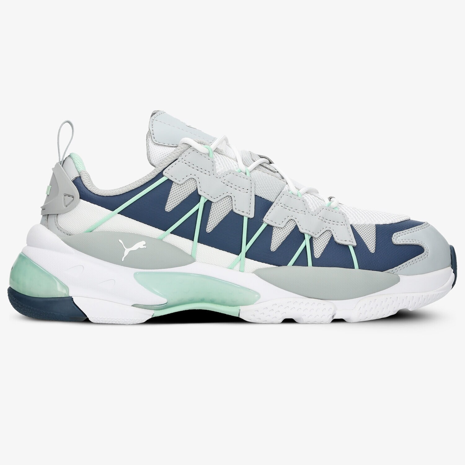 pánské tenisky PUMA LQD CELL OMEGA STRIPED KIT 37147602 ŠEDÁ