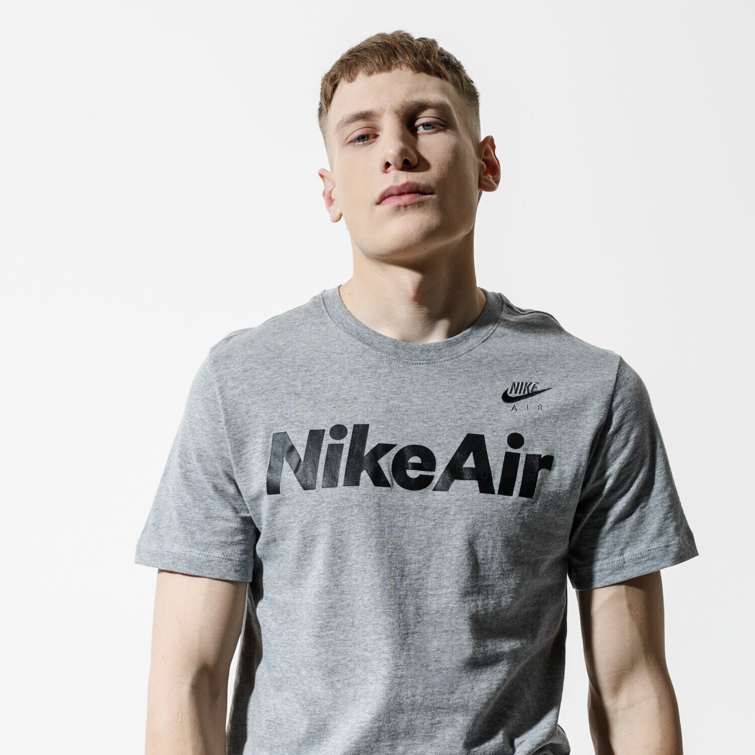 pánské tričko NIKE TRIČKO AIR CK2232-063 ŠEDÁ