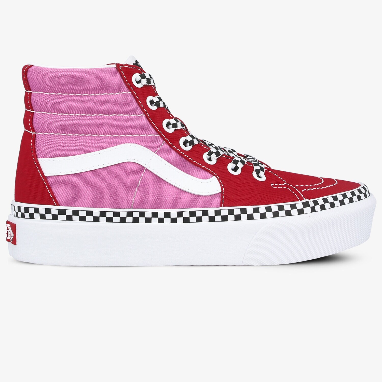 dámské tenisky VANS UA SK8-HI PLATFORM 2.0 VN0A3TKNWVX1 ČERVENÁ