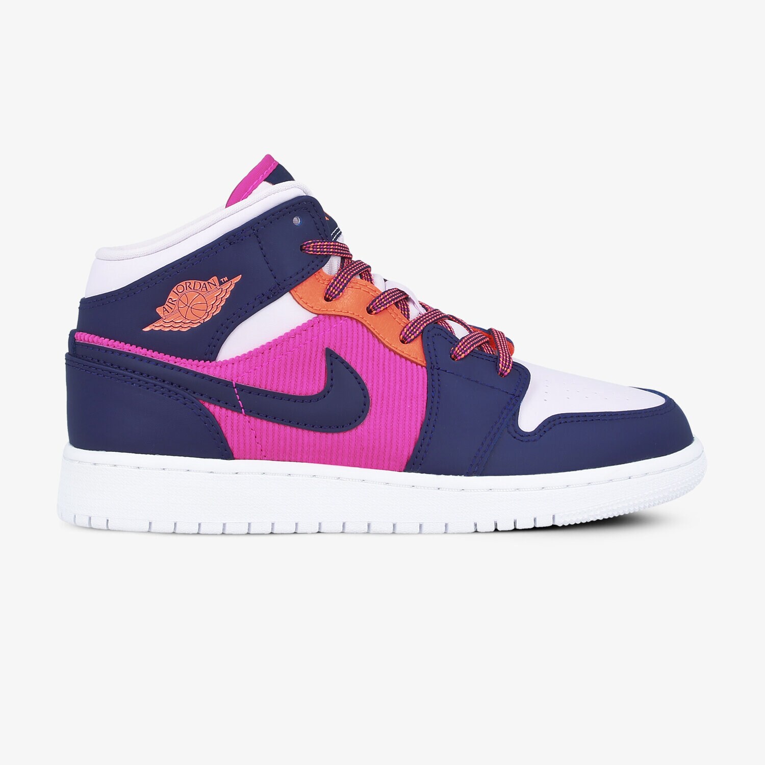dětské tenisky AIR JORDAN 1 MID  555112-602 FIALOVÁ