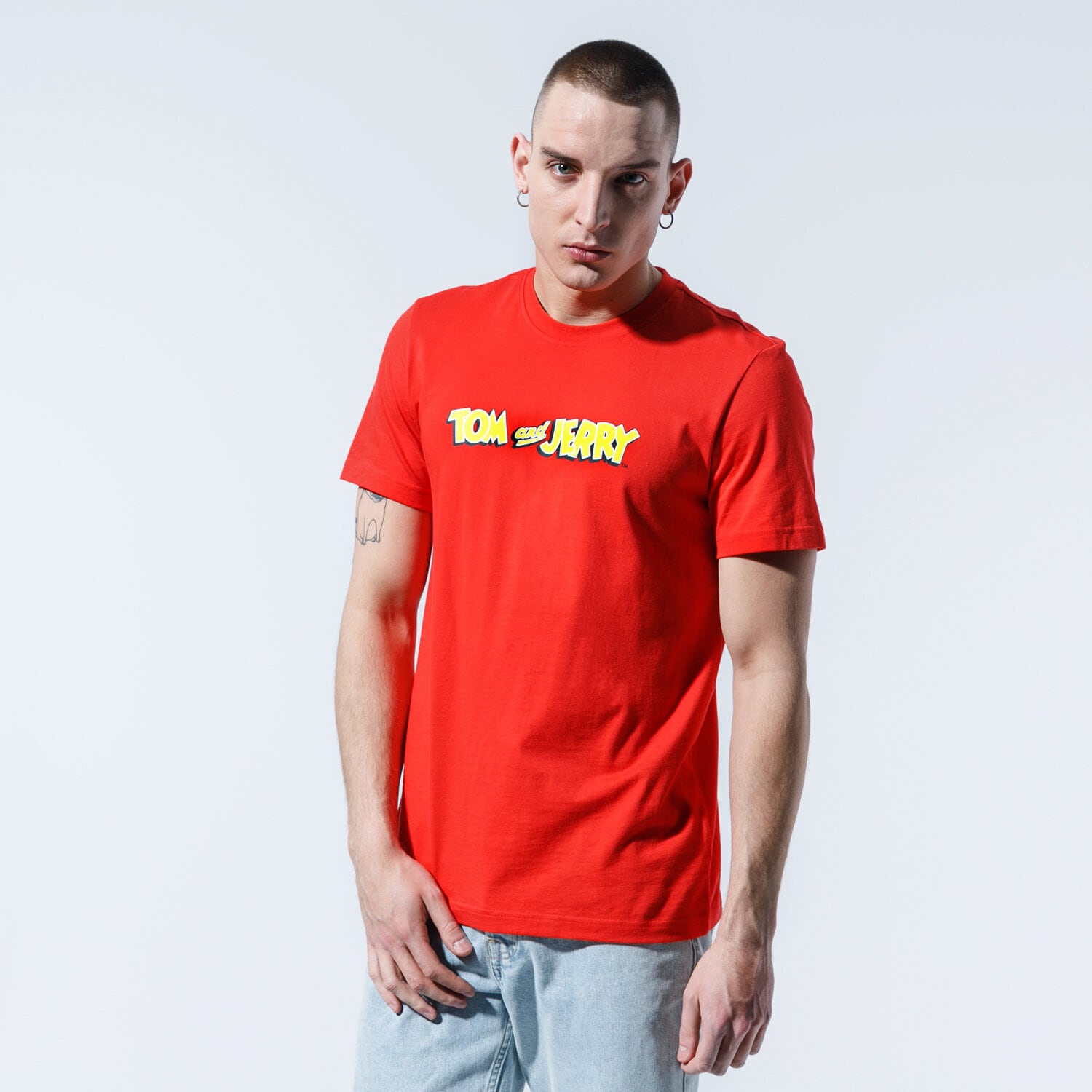 pánské tričko REEBOK TRIČKO TJ TEE 4 GK9164 ČERVENÁ