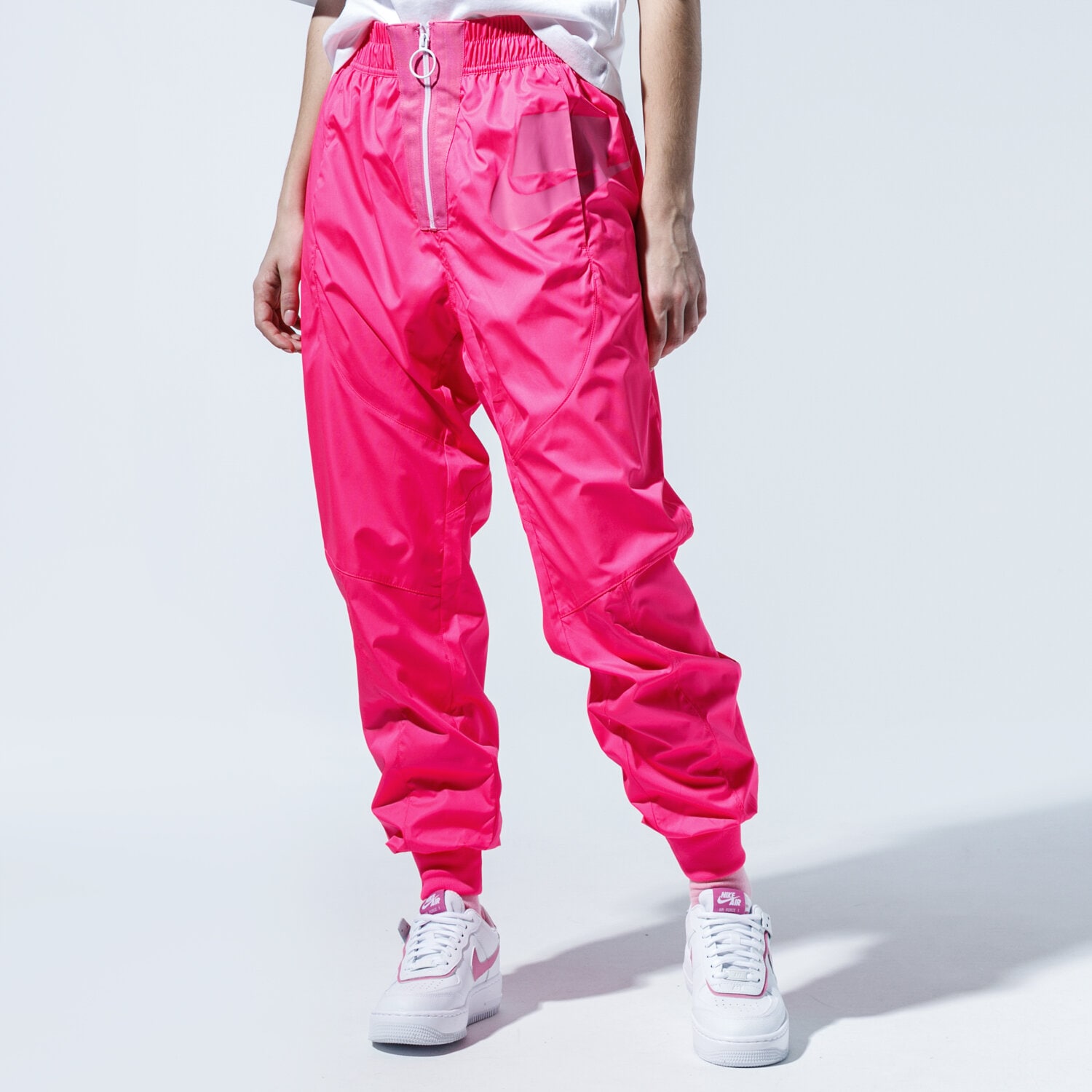 dámské kalhoty NIKE KALHOTY  W NSW NSW PANT WVN CT0880-639 RŮŽOVÁ